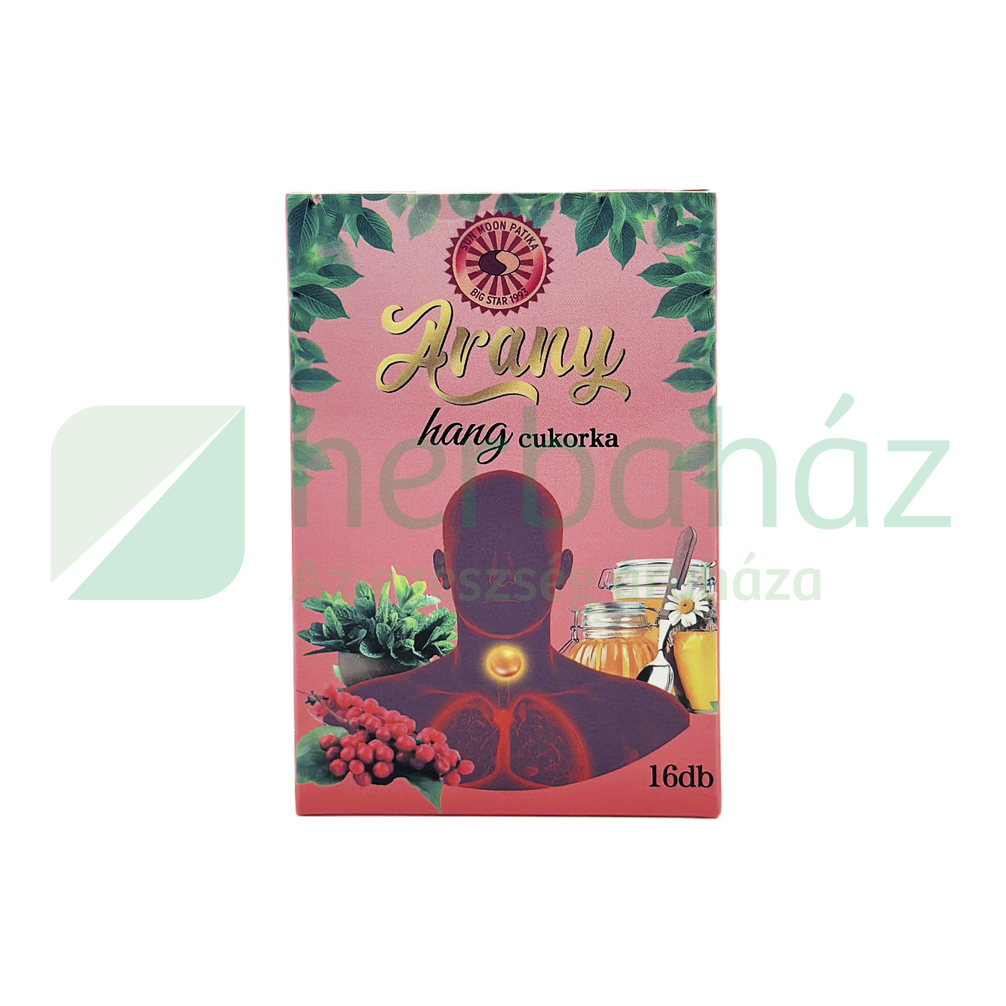 SUN MOON ARANY HANG TOROKCUKORKA 16DB