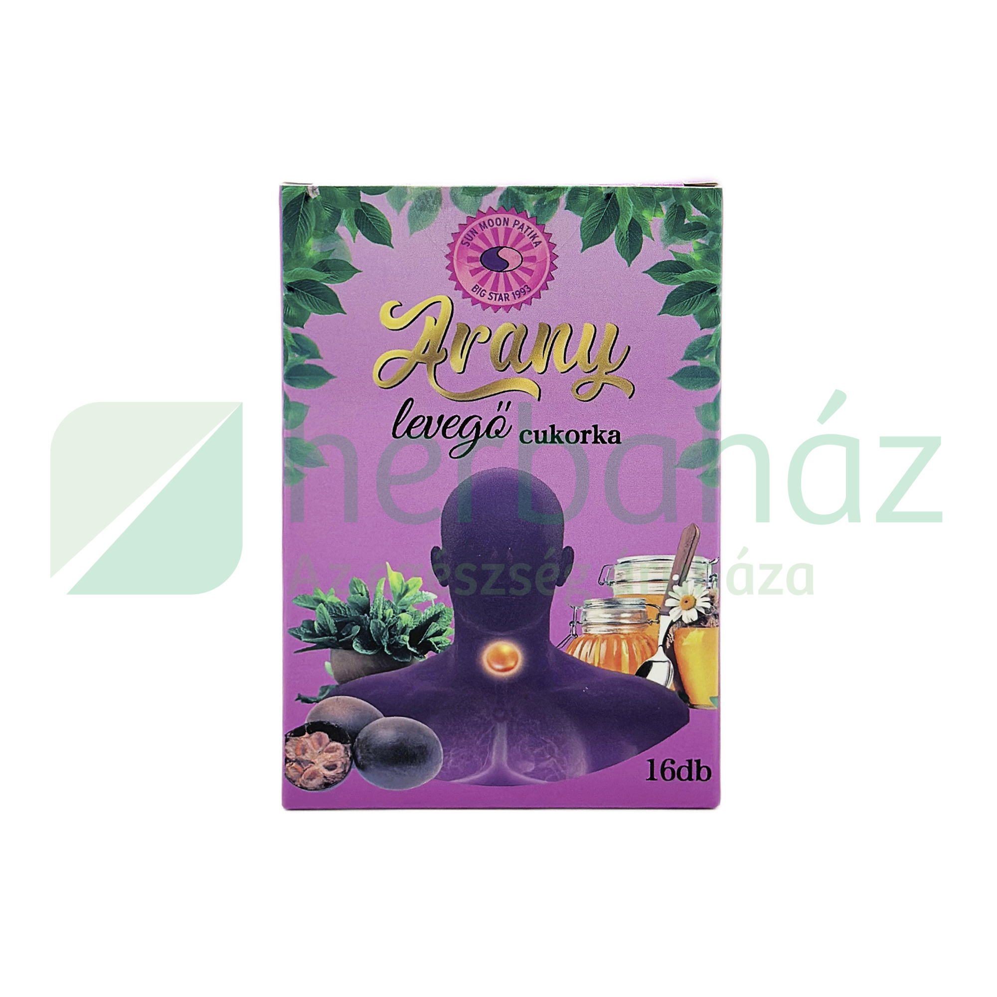 SUN MOON ARANY LEVEGŐ TOROKCUKORKA 16DB