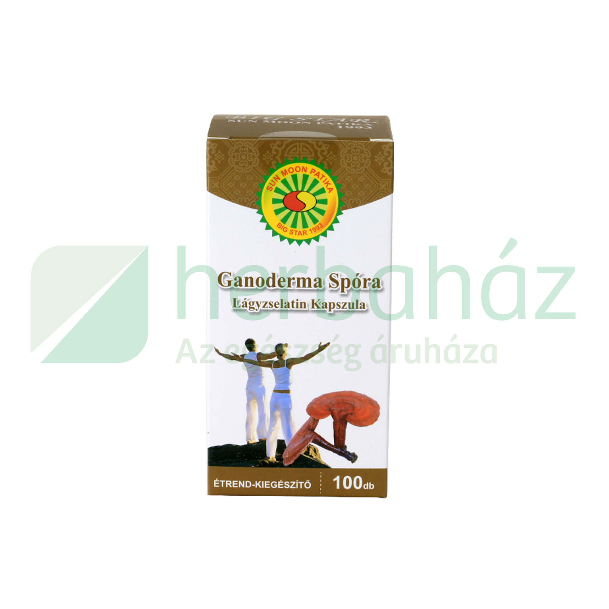 SUN MOON GANODERMA SPÓRA LÁGYZSELATIN KAPSZULA 100DB