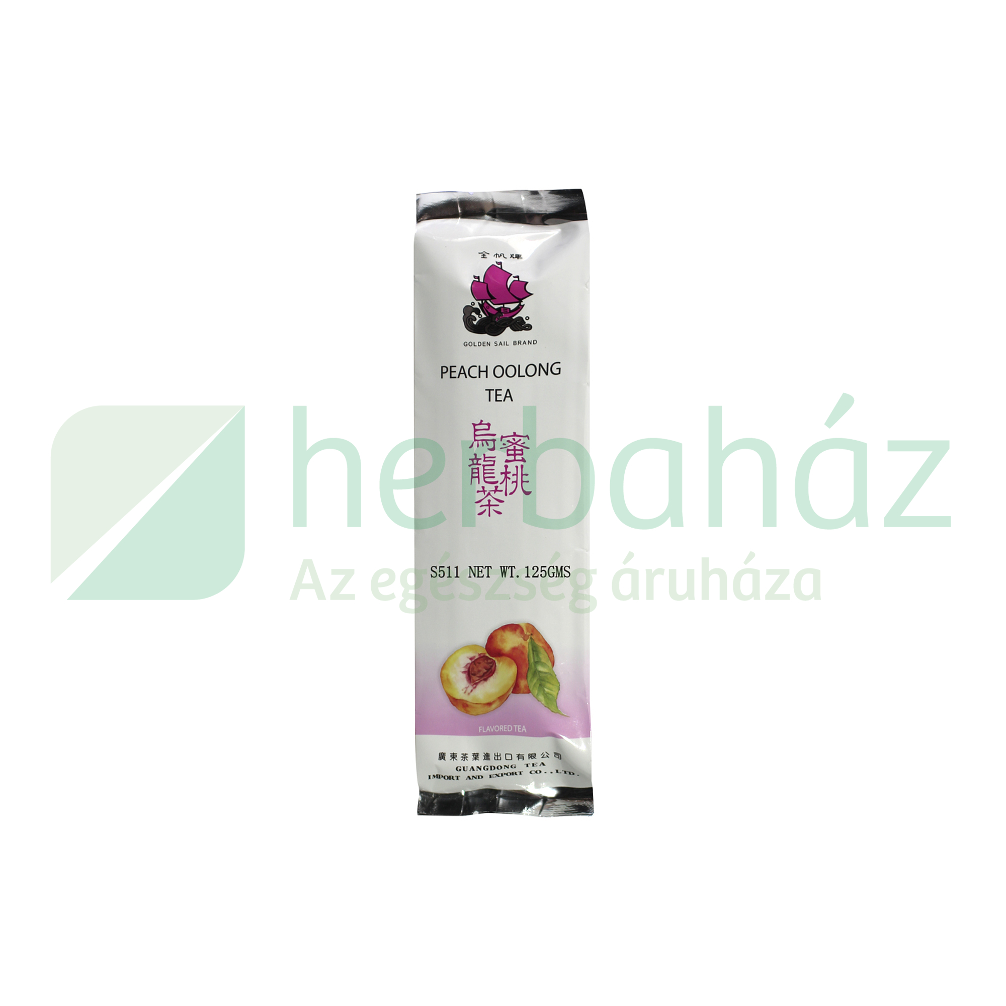 SUN MOON GOLDEN SAIL OOLONG TEA BARACK GYÜMÖLCCSEL, SZÁLAS 125G