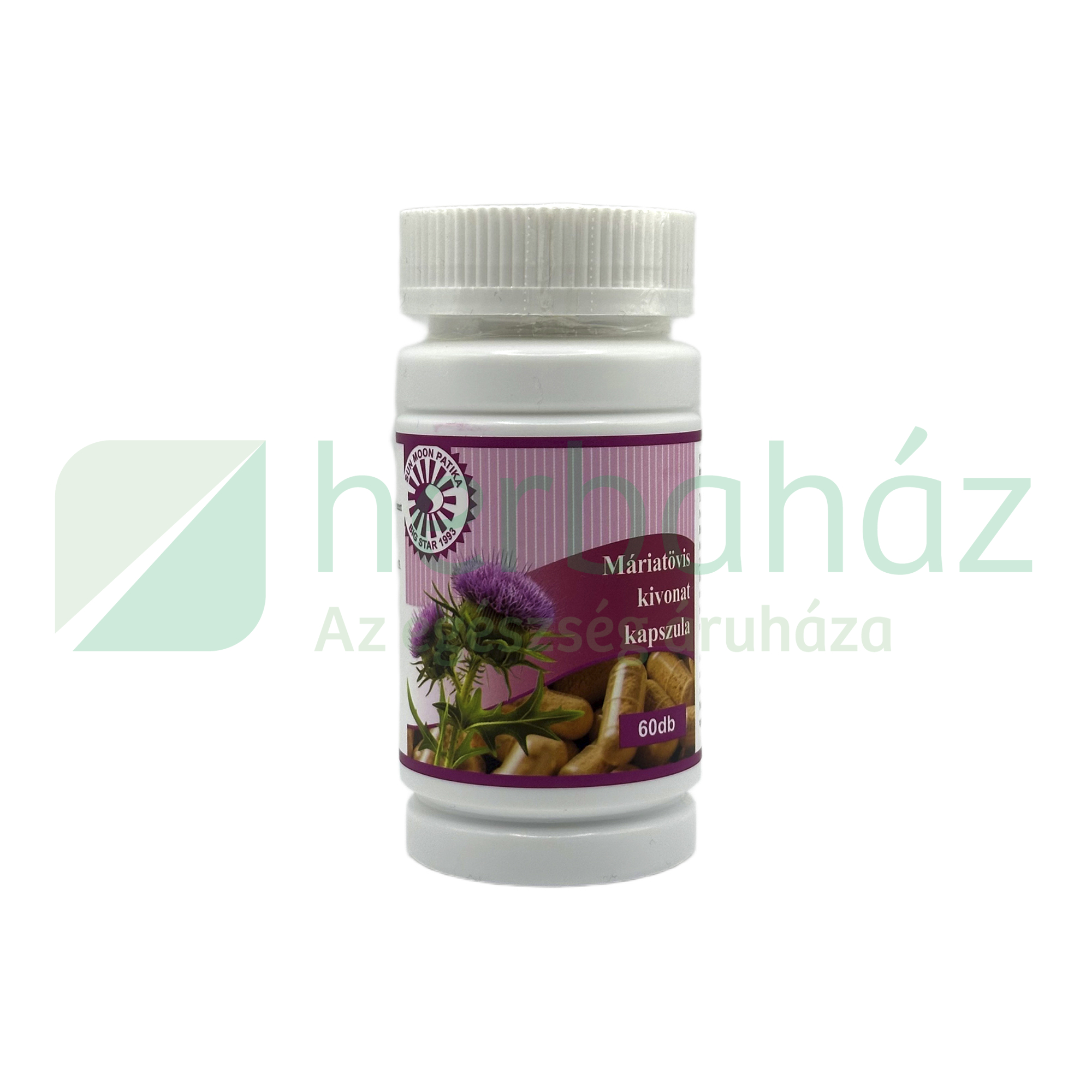SUN MOON MÁRIATÖVIS KIVONAT KAPSZULA 60DB
