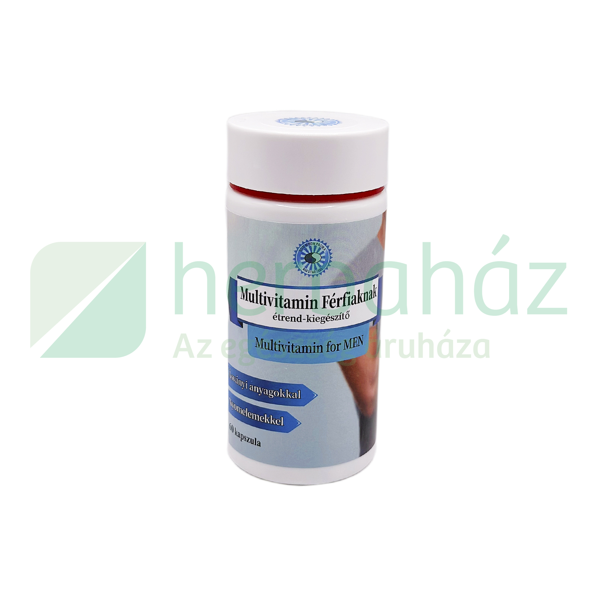 SUN MOON MULTIVITAMIN KAPSZULA FÉRFIAKNAK 60DB