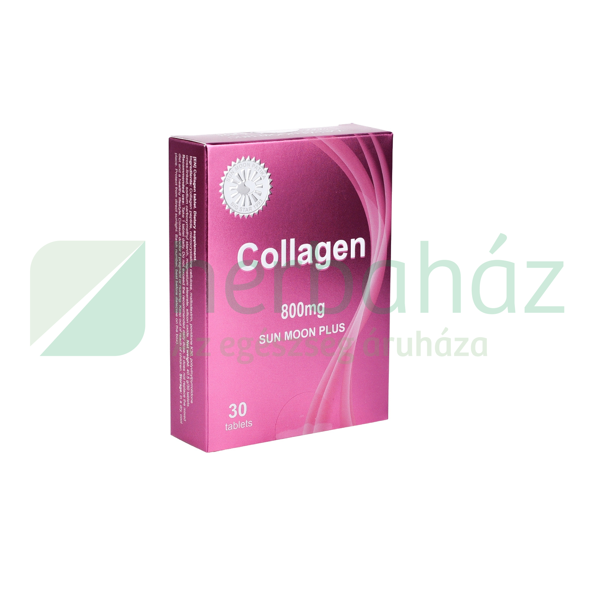 SUN MOON PLUS KOLLAGÉN TABLETTA 30DB