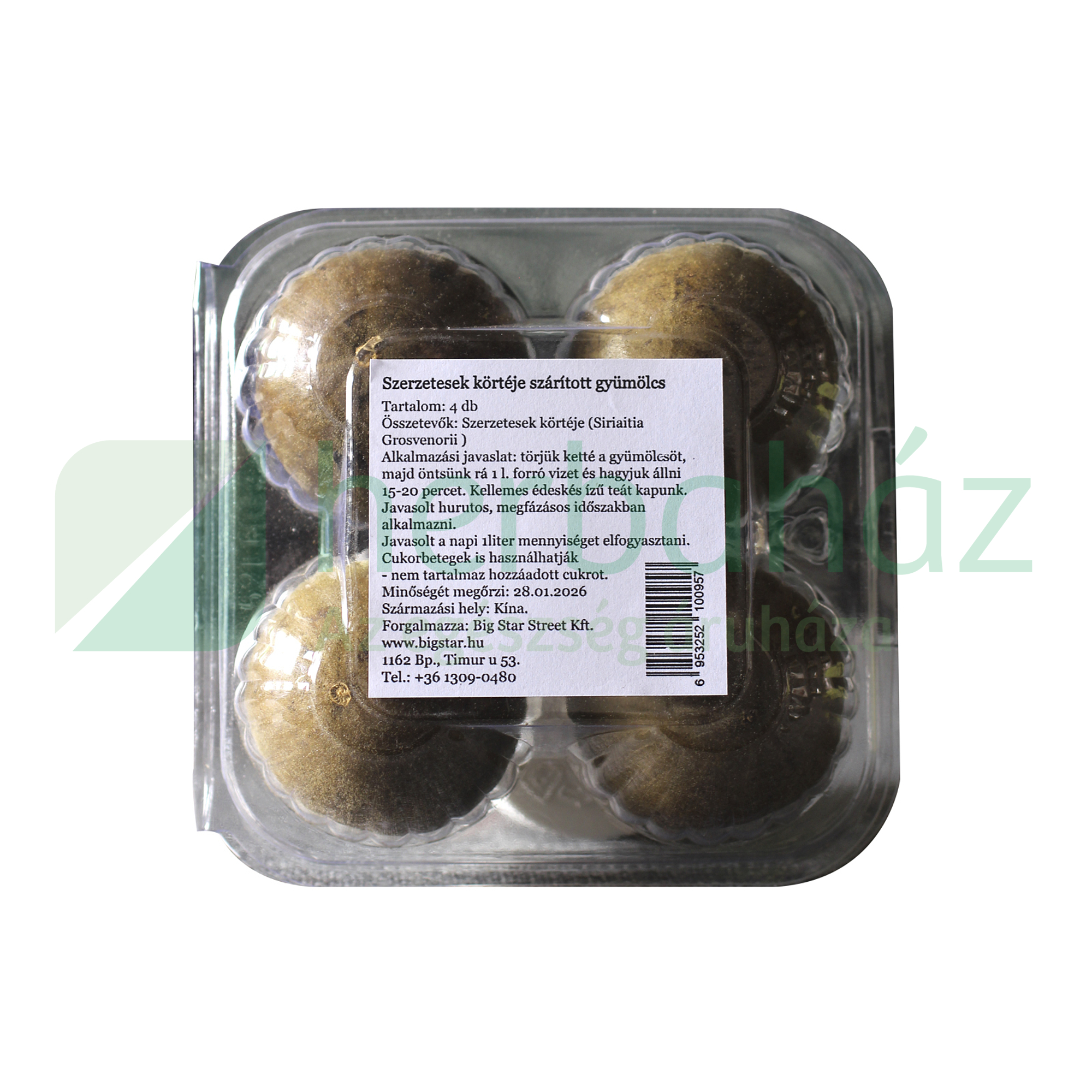 SUN MOON SZERZETESEK KÖRTÉJE, SZÁRÍTOTT 4DB