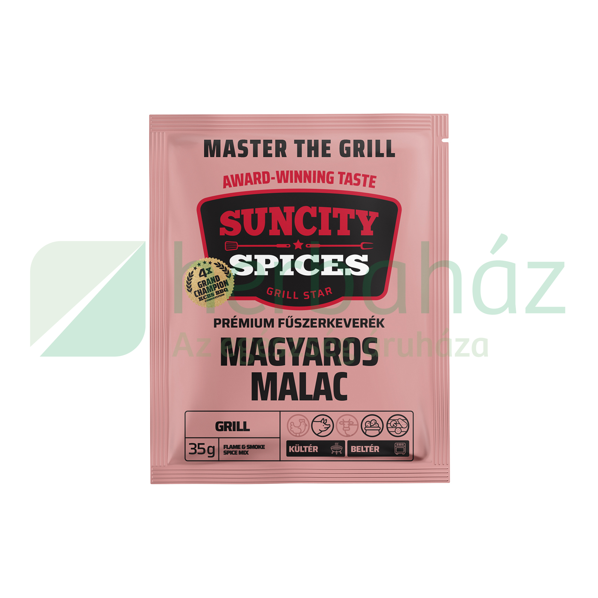SUNCITY SPICES MAGYAROS MALAC GRILL FŰSZERSÓ 35G
