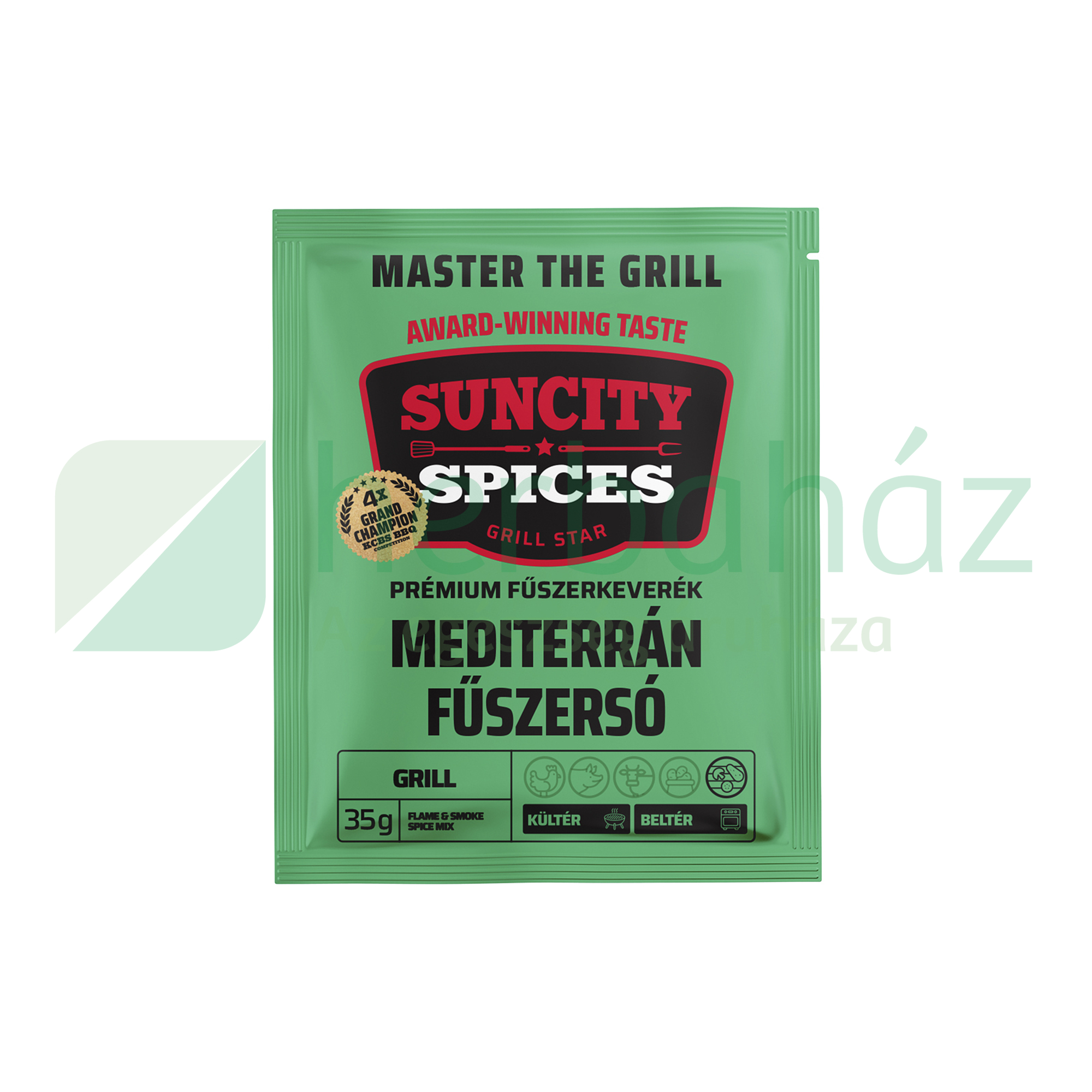 SUNCITY SPICES MEDITERRÁN GRILL FŰSZERSÓ 35G