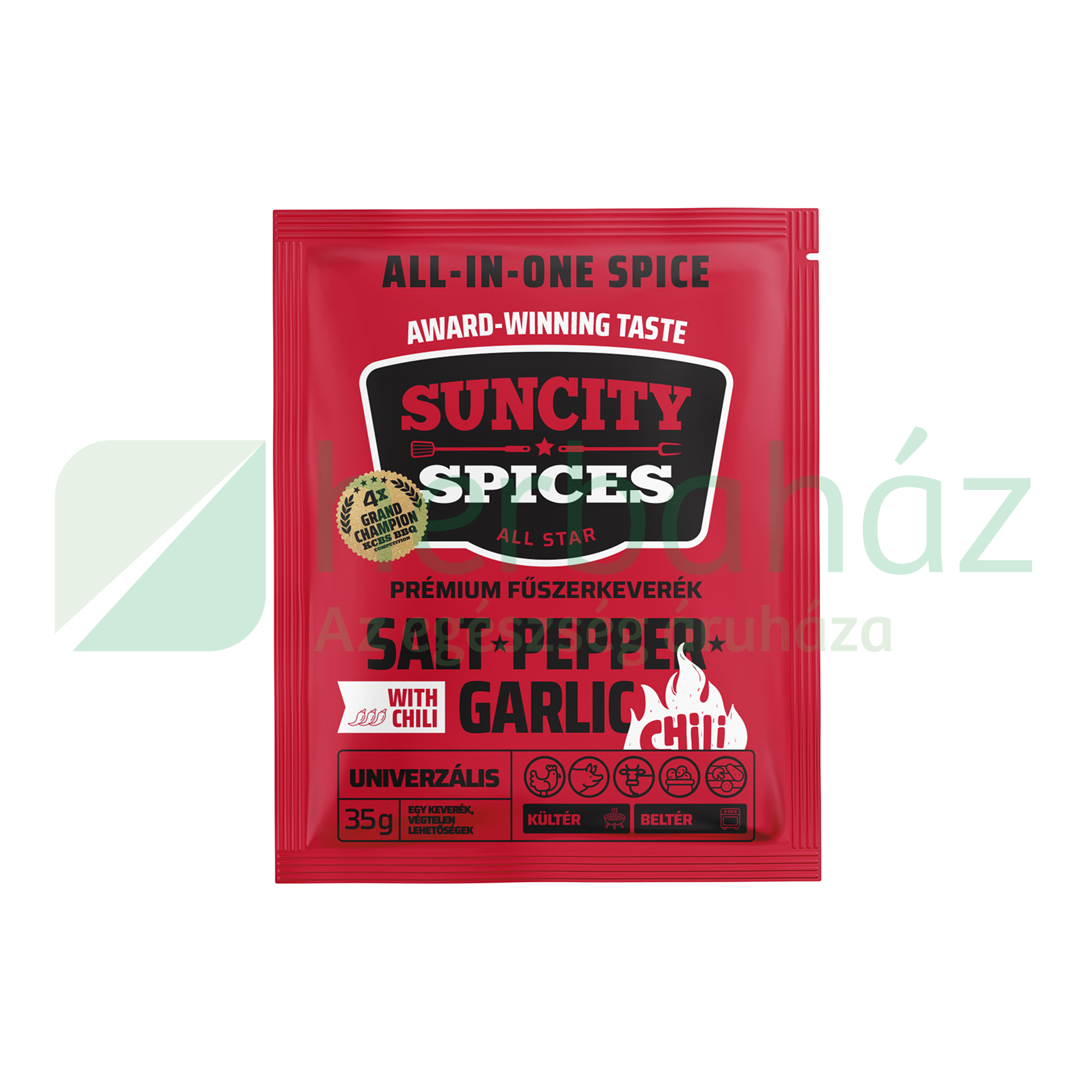 SUNCITY SPICES SALT-PEPPER-GARLIC CHILIVEL 35G