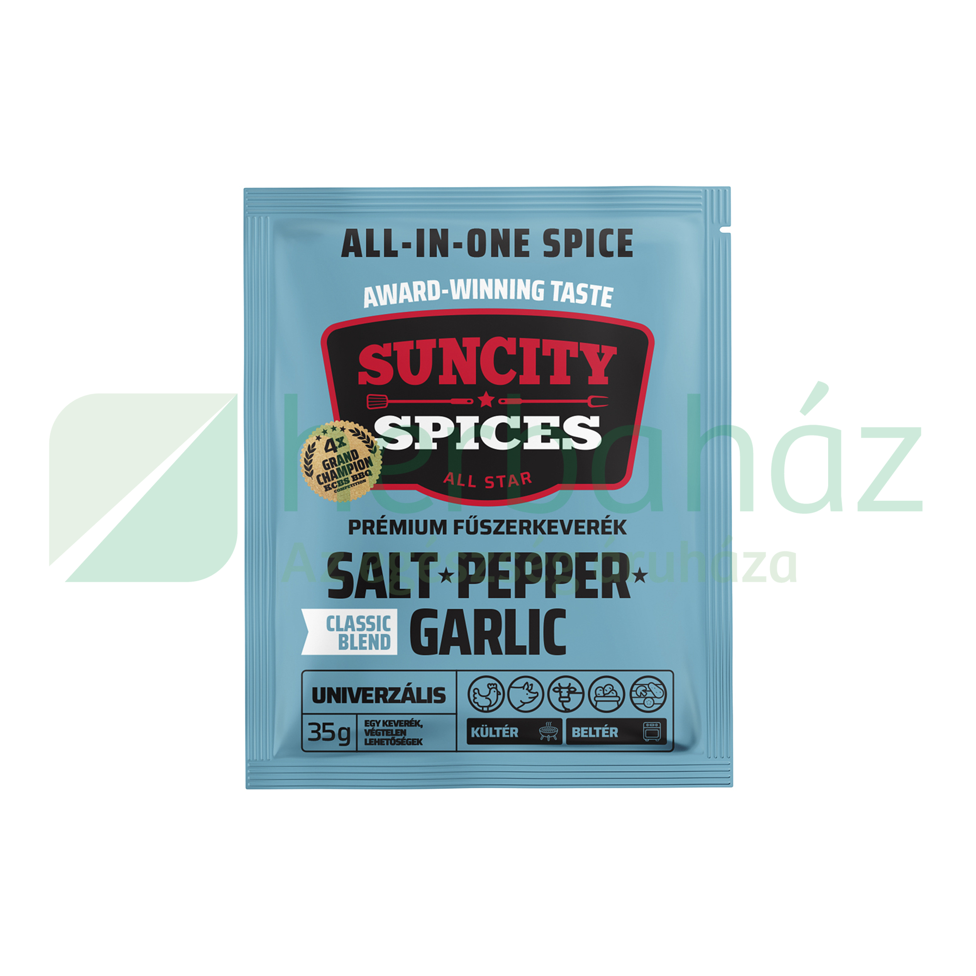 SUNCITY SPICES SALT-PEPPER-GARLIC CLASSIC BLEND 35G