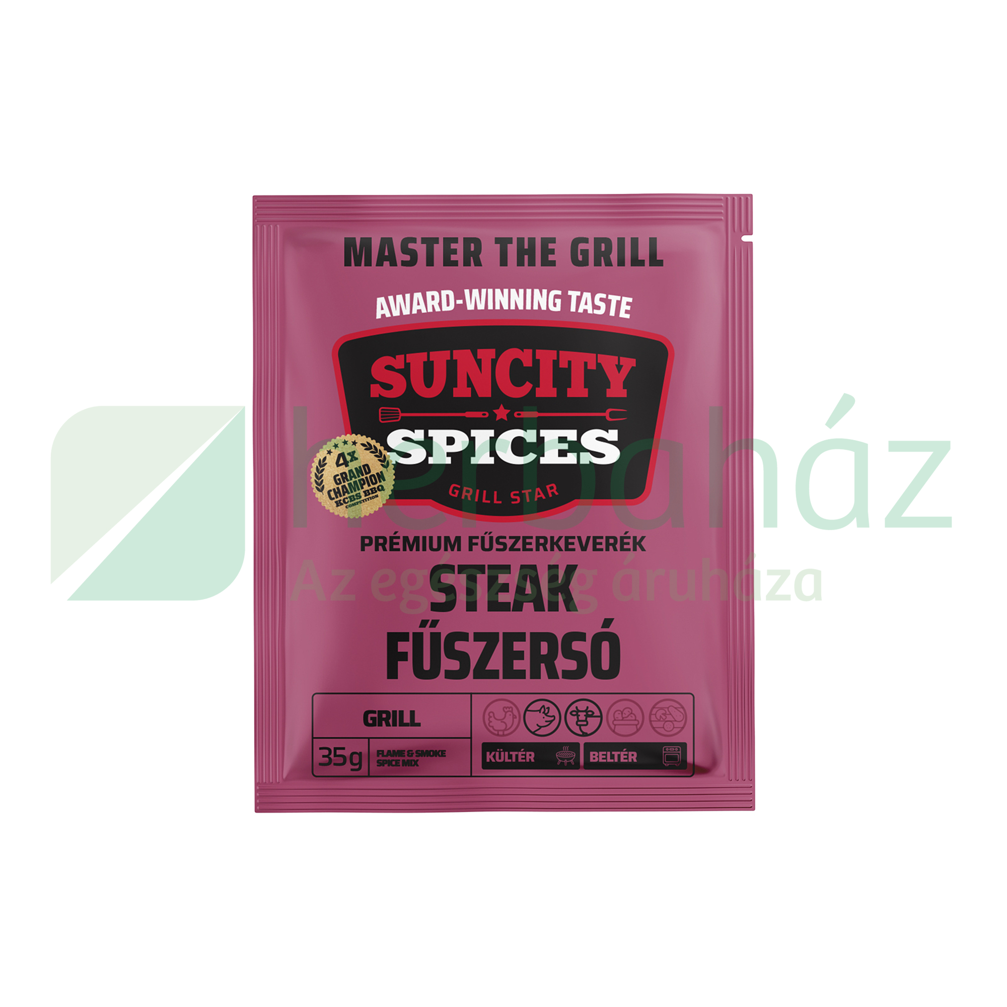 SUNCITY SPICES STEAK GRILL FŰSZERSÓ 35G