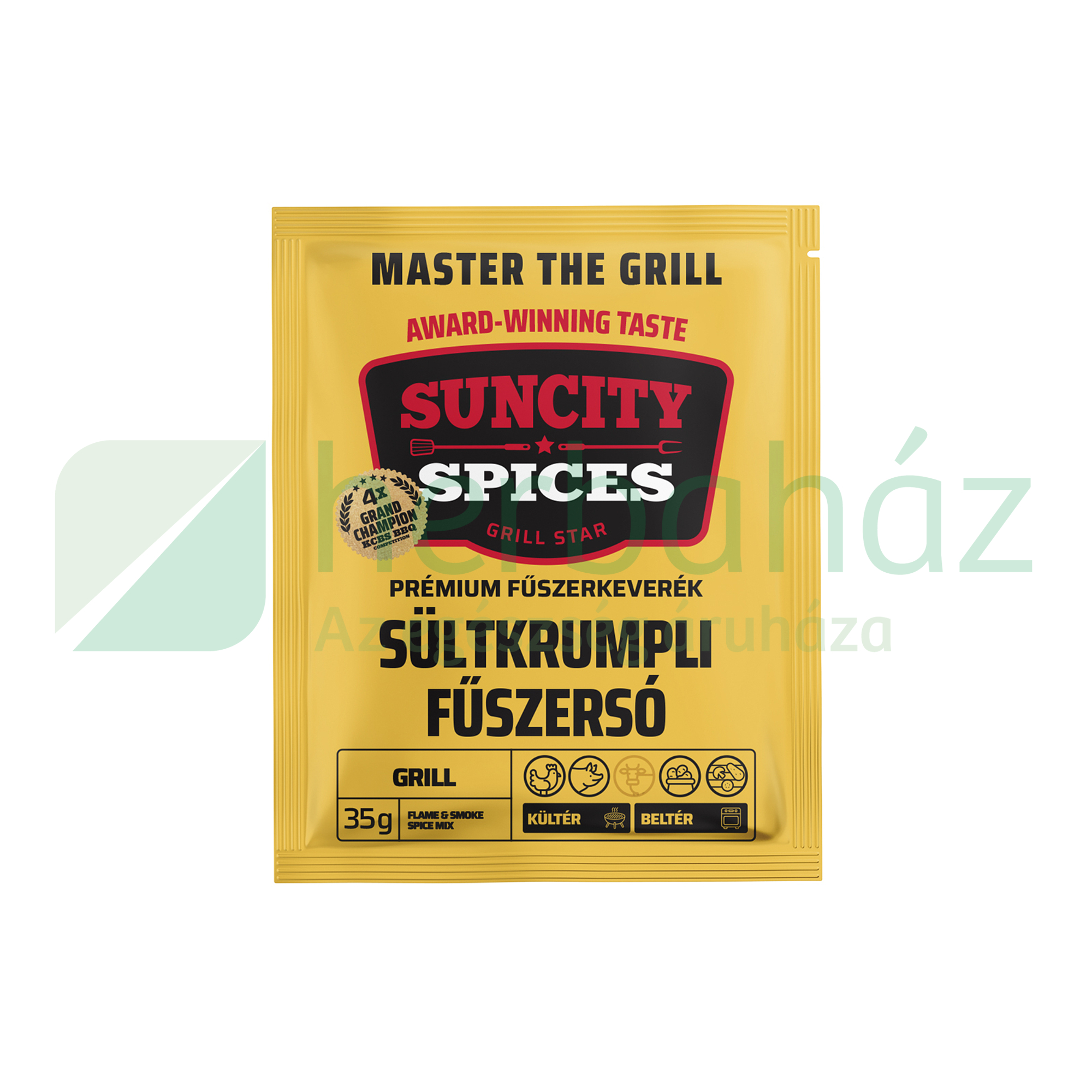 SUNCITY SPICES SÜLTKRUMPLI GRILL FŰSZERSÓ 35G