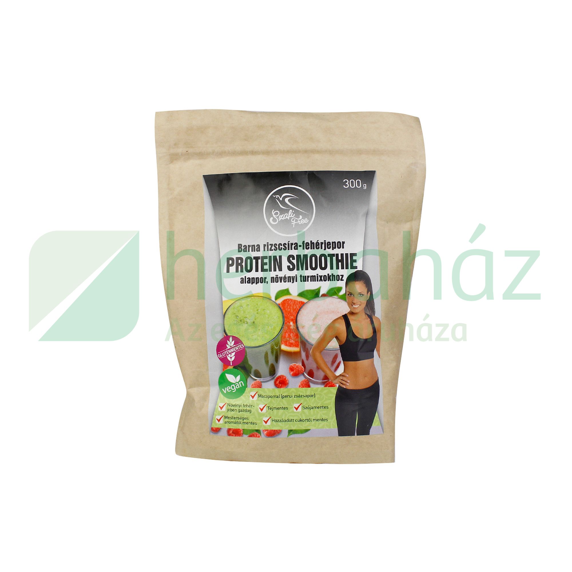 SZAFI FREE GLUTÉNMENTES BARNA RIZSCSÍRA FEHÉRJEPOR PROTEIN SMOOTHIE ALAPPOR 300G