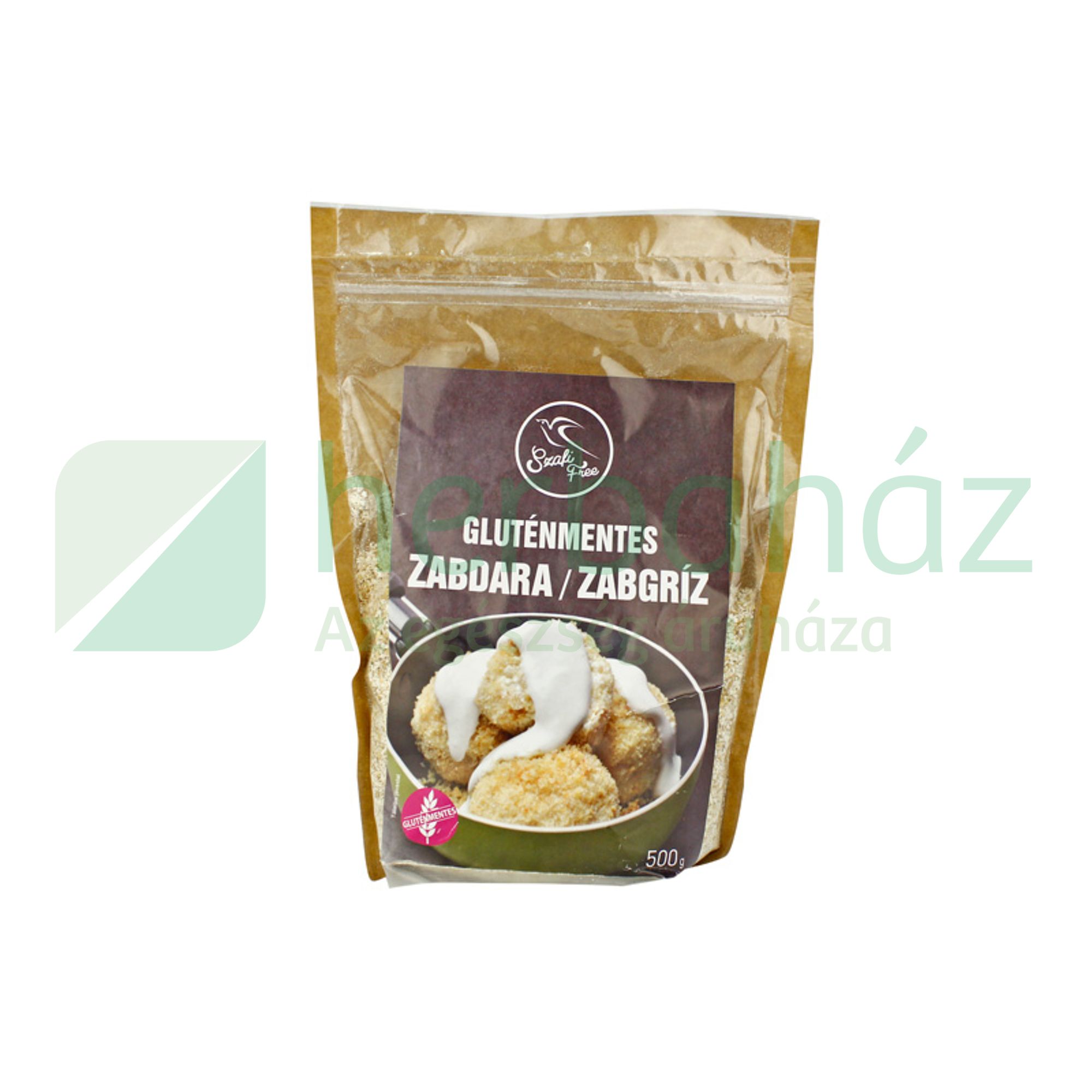 GLUTÉNMENTES SZAFI FREE ZABDARA ZABGRÍZ 500G