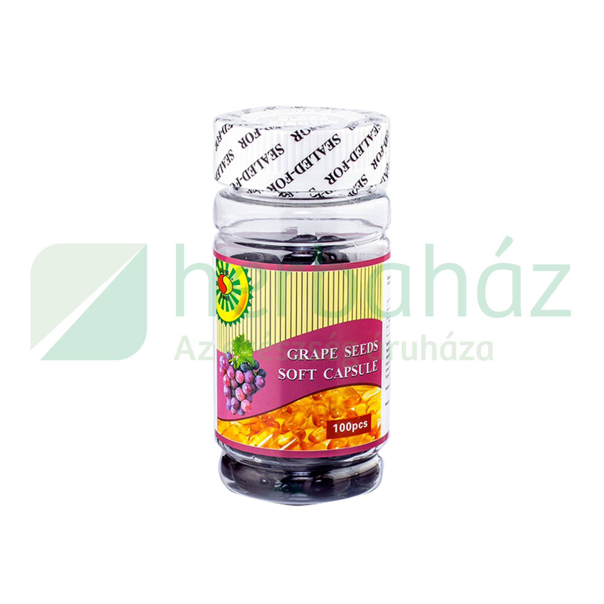 SUN MOON SZŐLŐMAG KIVONAT 500MG KAPSZULA 100DB