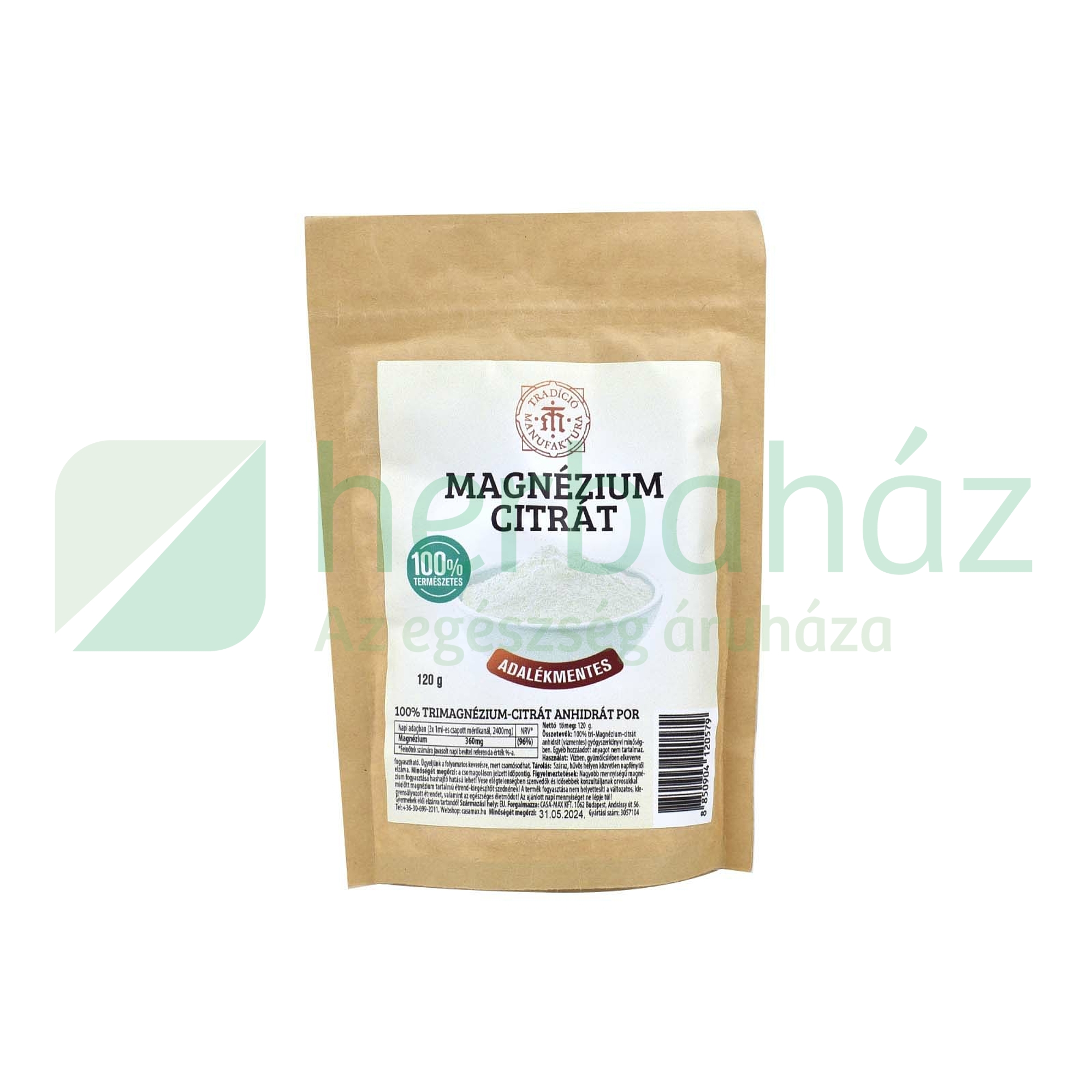 T.M. MAGNÉZUM CITRÁT ITALPOR 120G