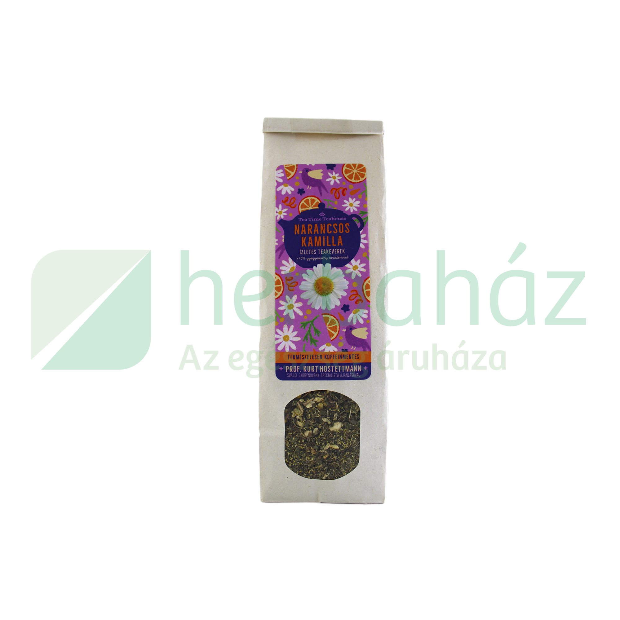 TEA TIME TEAHOUSE NARANCSOS KAMILLA ÍZLETES TEAKEVERÉK SZÁLAS 50G