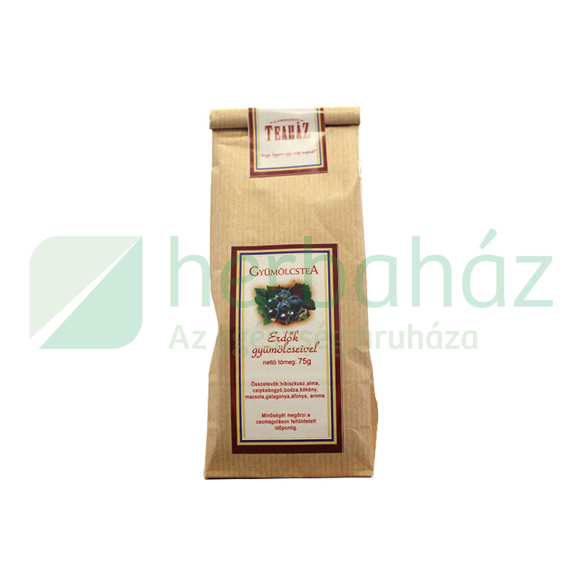 GÁRDONYI TEAHÁZ GYÜMÖLCSTEA ERDEI 75G