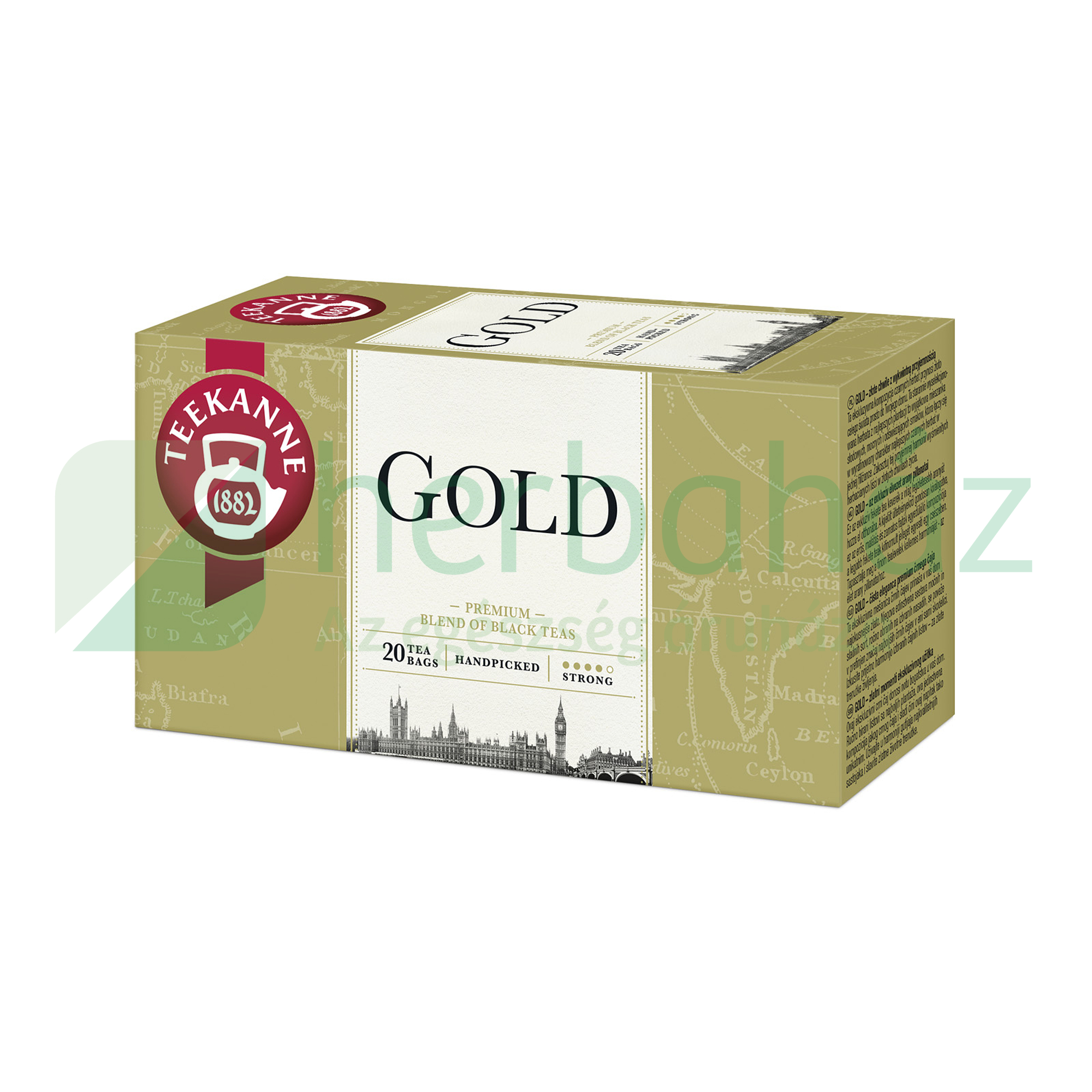 TEEKANNE GOLD FEKETE TEA FILTERES 20DB