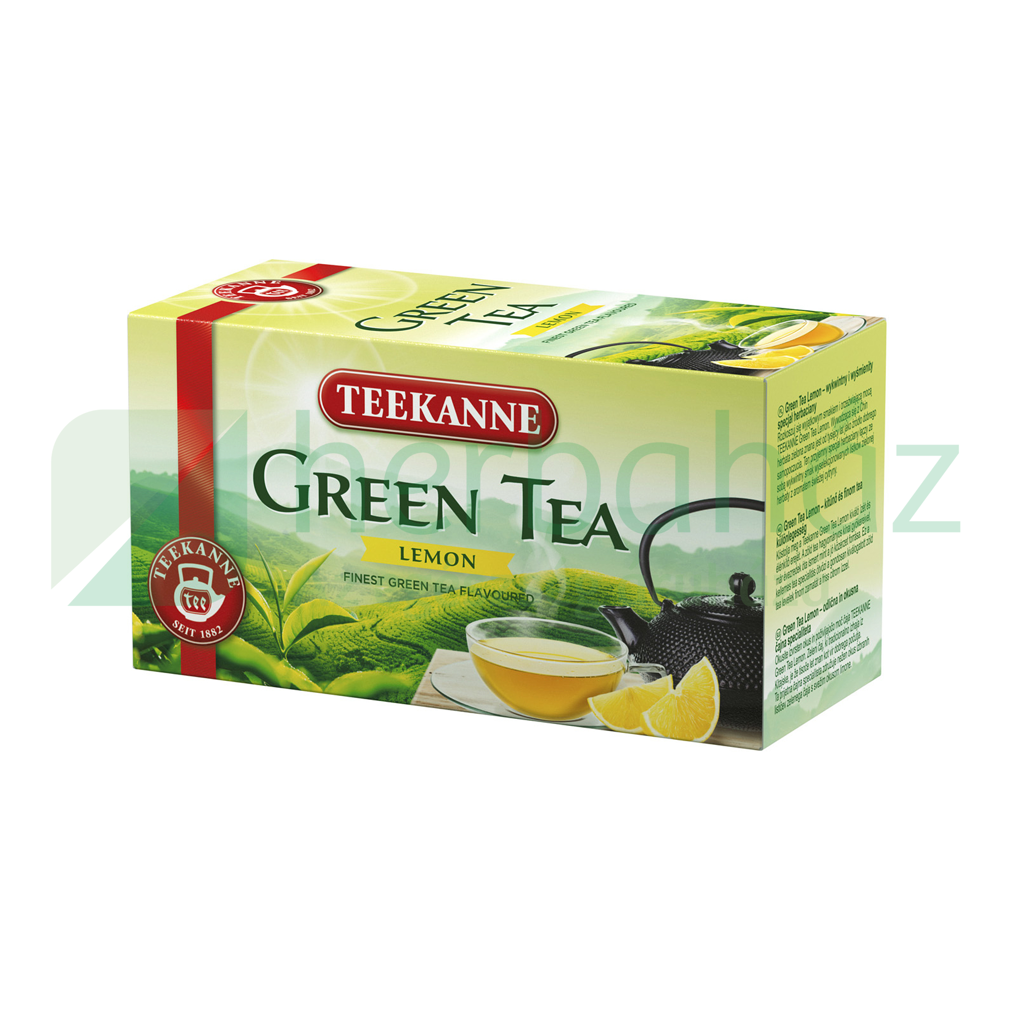 TEEKANNE GREEN TEA CITROM ÍZESÍTÉSŰ FILTERES 20DB