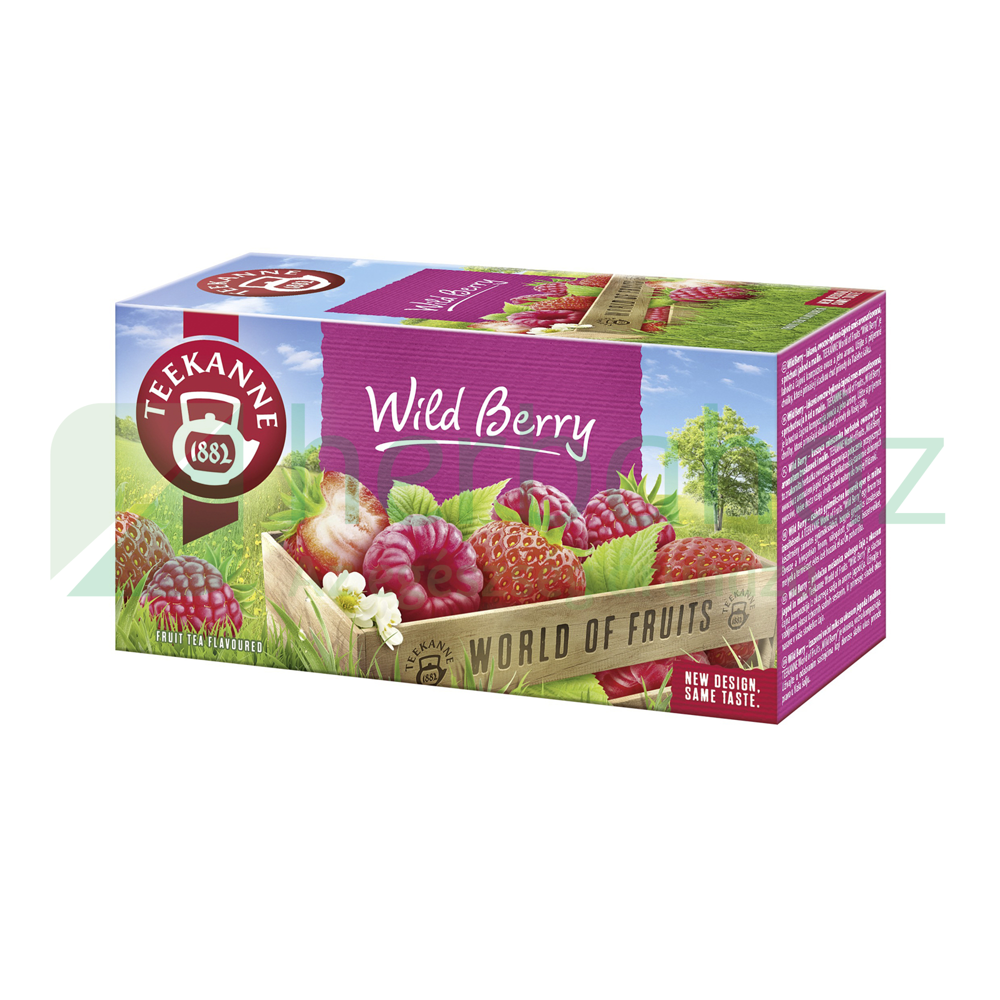 TEEKANNE WILD BERRY EPER ÉS MÁLNA ÍZŰ GYÜMÖLCSTEA  FILTERES 20DB