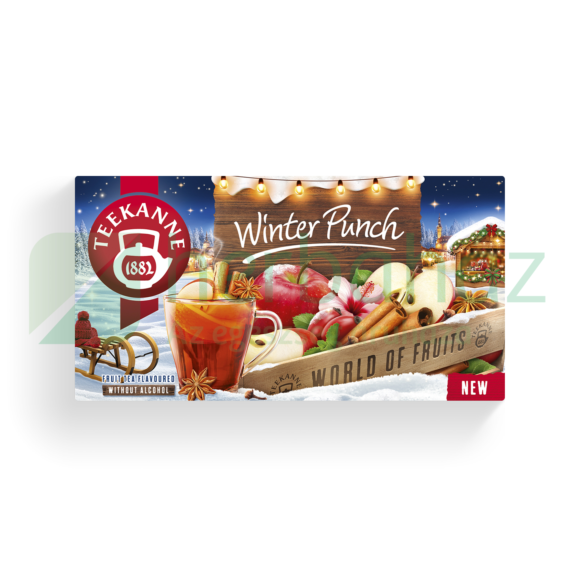 TEEKANNE WOF WINTER PUNCH RUMOS-SZŐLŐ ÉS VANÍLIA ÍZESÍTÉSŰ GYÜMÖLCSTEA 20DB