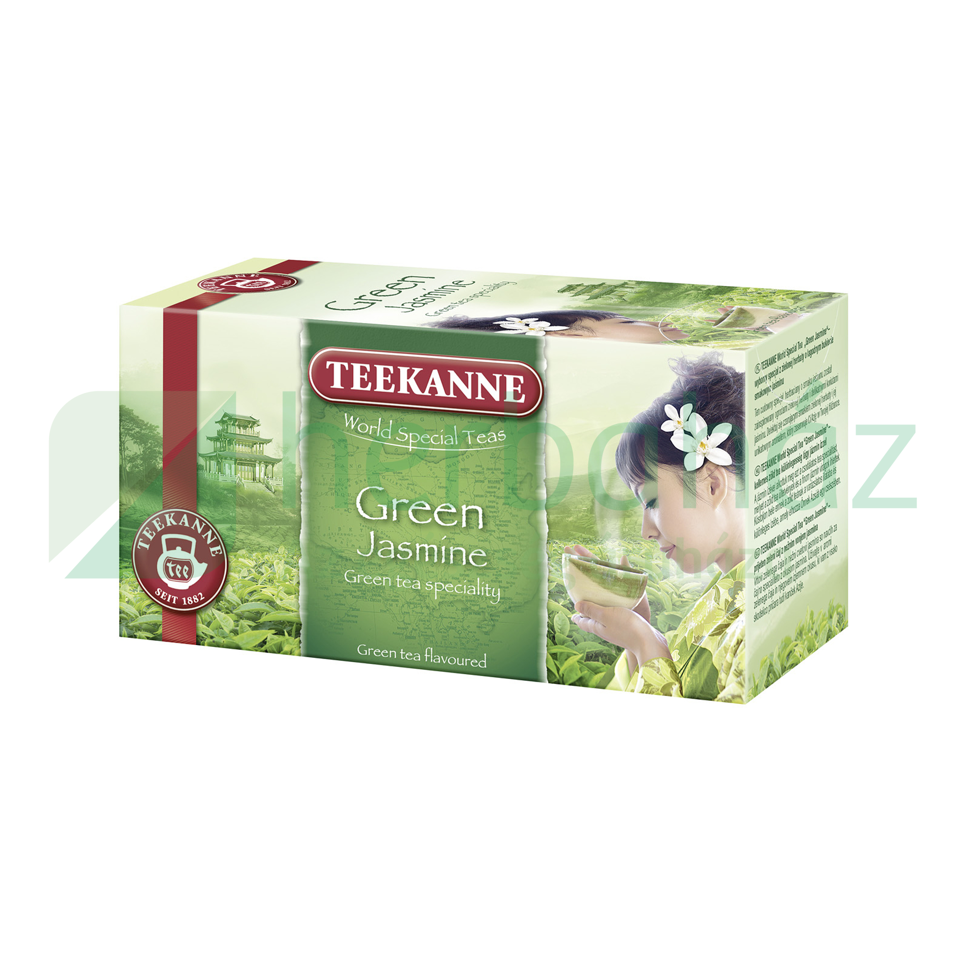 TEEKANNE WST GREEN TEA JÁZMIN ÍZESÍTÉSŰ FILTERES 20DB