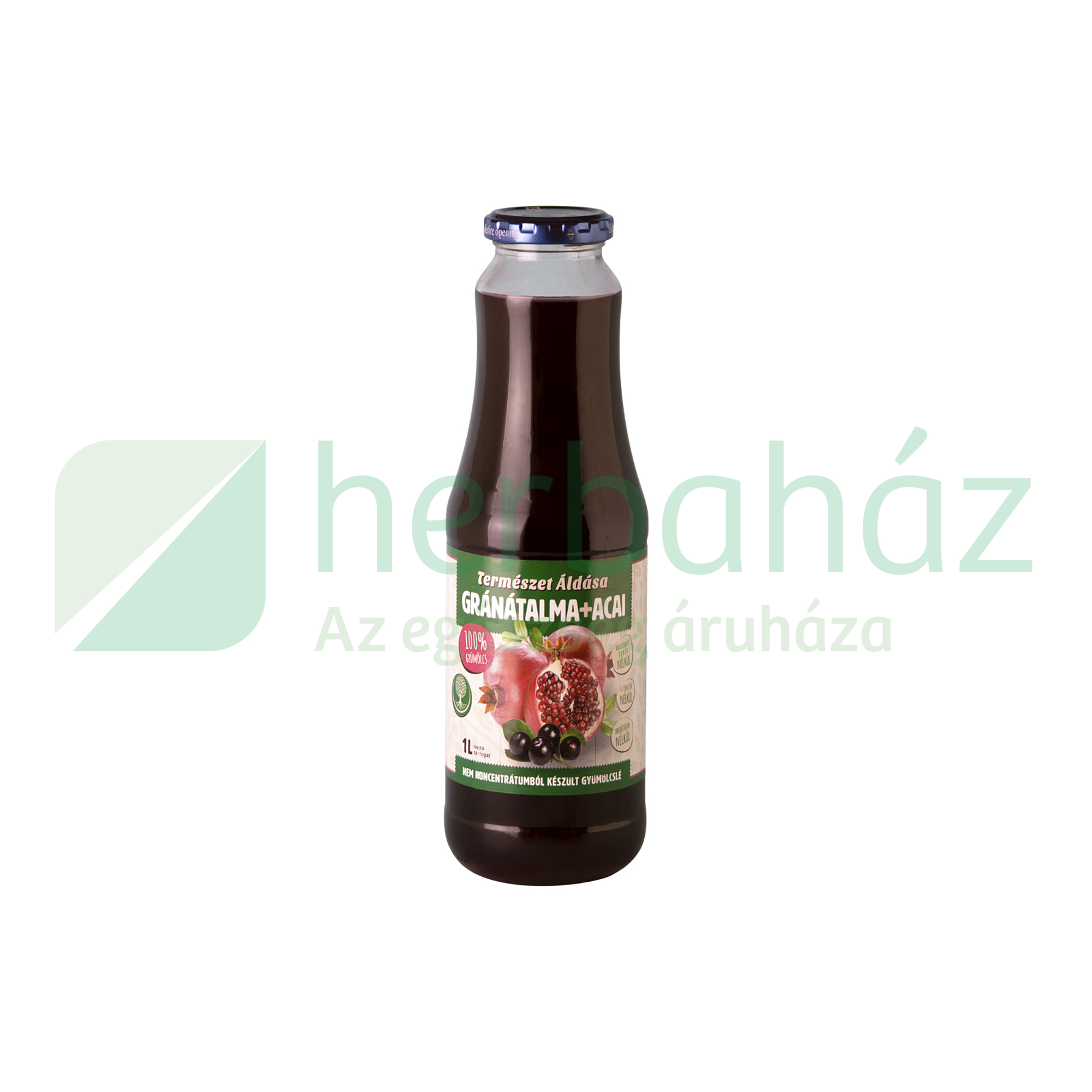 TERMÉSZET ÁLDÁSA GYÜMÖLCSLÉ GRÁNÁTALMA-ACAI 100% 1000ML DRS+50FT BETÉTDÍJ