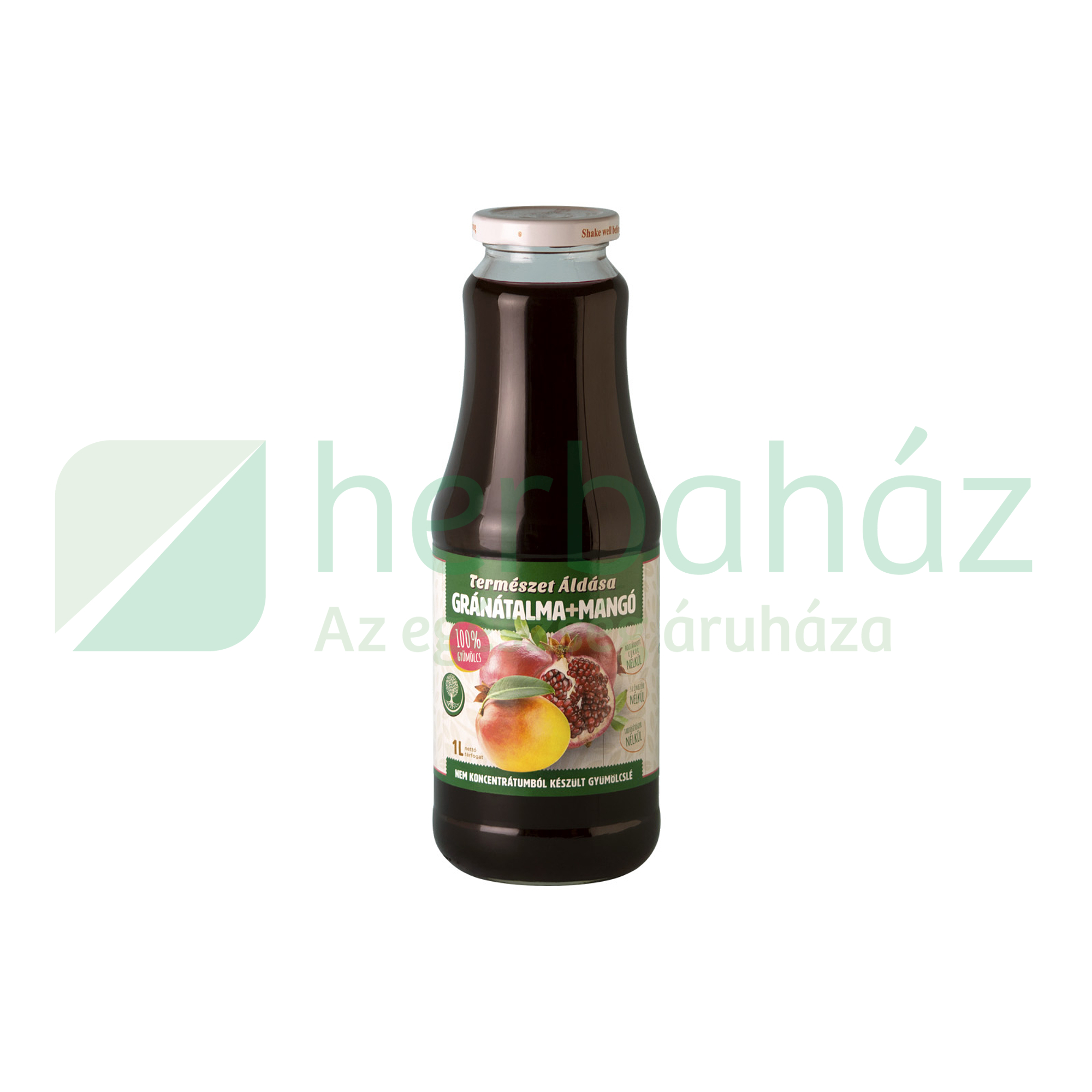 TERMÉSZET ÁLDÁSA GYÜMÖLCSLÉ  GRÁNÁTALMA-MANGÓ 100% 1000ML DRS+50FT BETÉTDÍJ