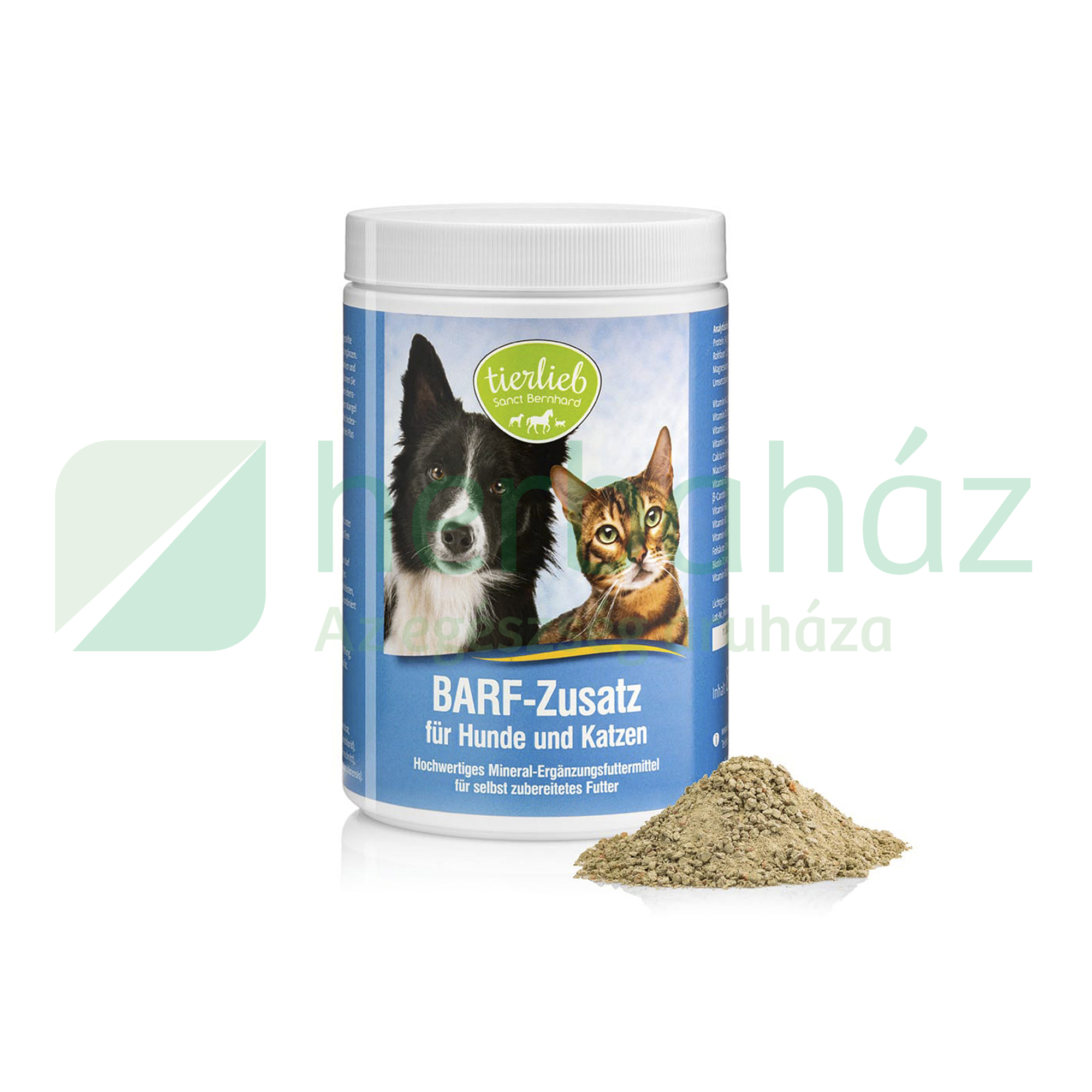 TIERLIEB BARF-ÉTREND KOMPATIBILIS ELEDEL KIEGÉSZÍTŐ POR KUTYÁKNAK ÉS MACSKÁKNAK 800G