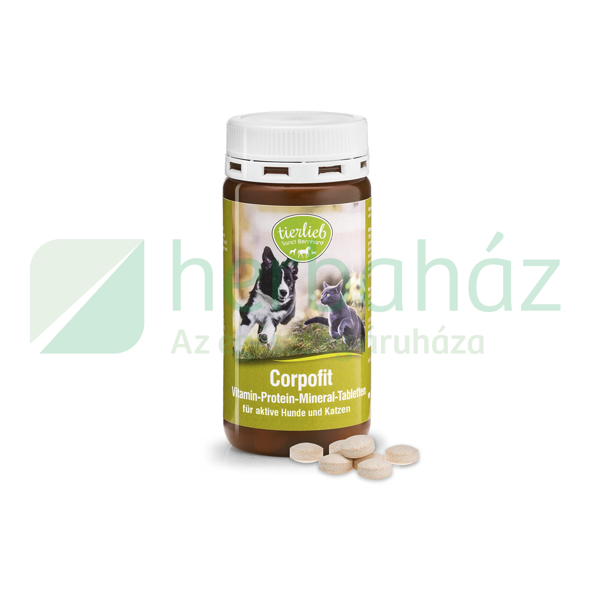 TIERLIEB CORPOFIT MULTIVITAMIN TABLETTA KUTYÁKNAK ÉS MACSKÁKNAK 150DB