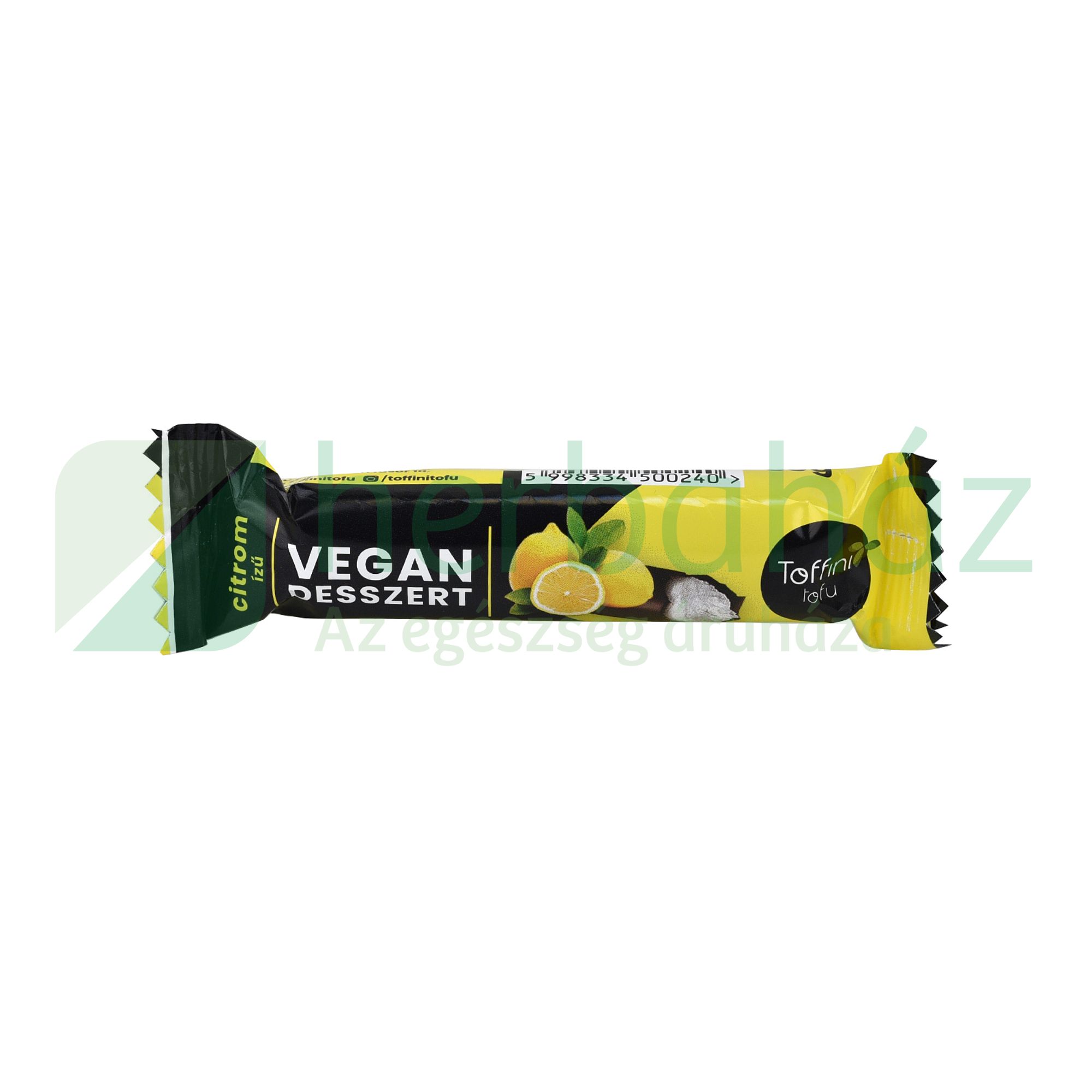 TOFFINI VEGAN DESSZERT CITROM ÍZŰ 30G