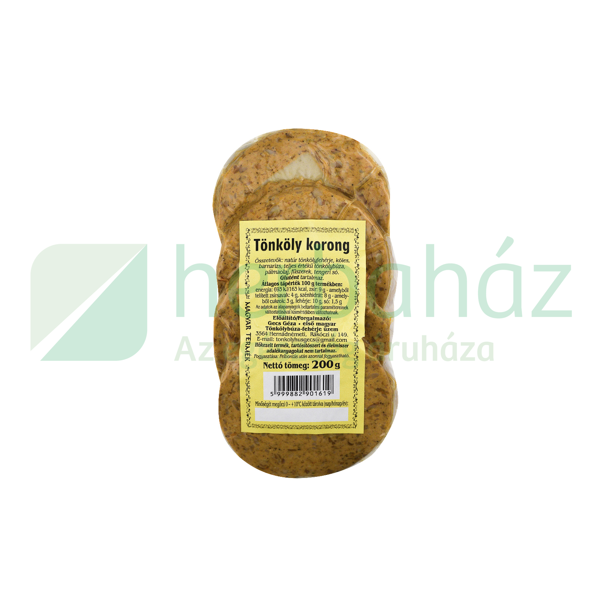 GECS TÖNKÖLY KORONG VÁKUUMCSOMAGOLT [H]