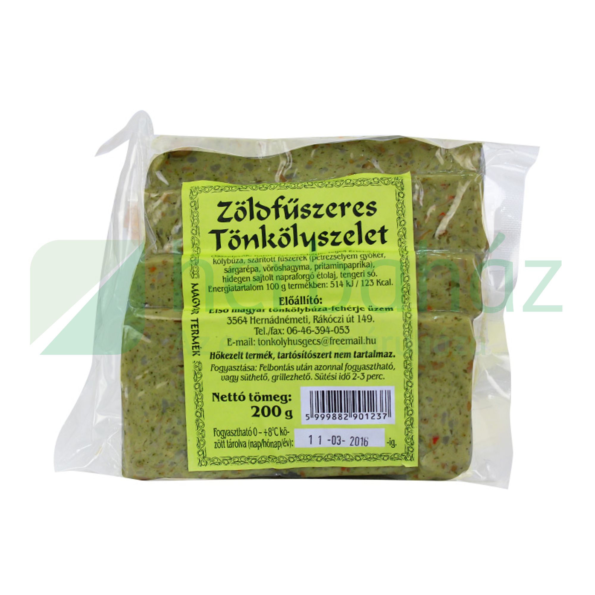 TÖNKÖLYSZELET ZÖLDFŰSZERES 200G [H]