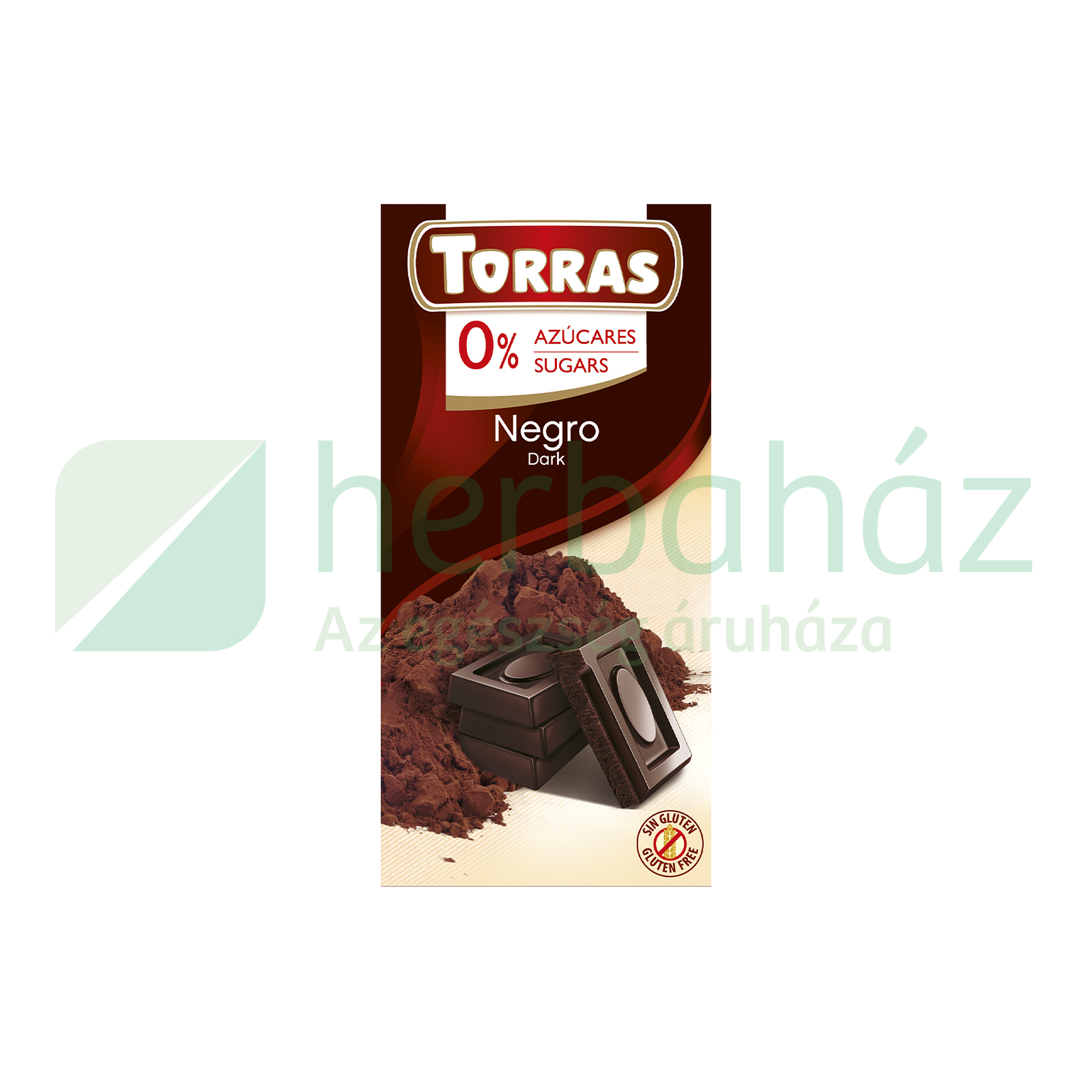 TORRAS HOZZÁADOTT CUKOR NÉLKÜL ÉTCSOKOLÁDÉ  75G