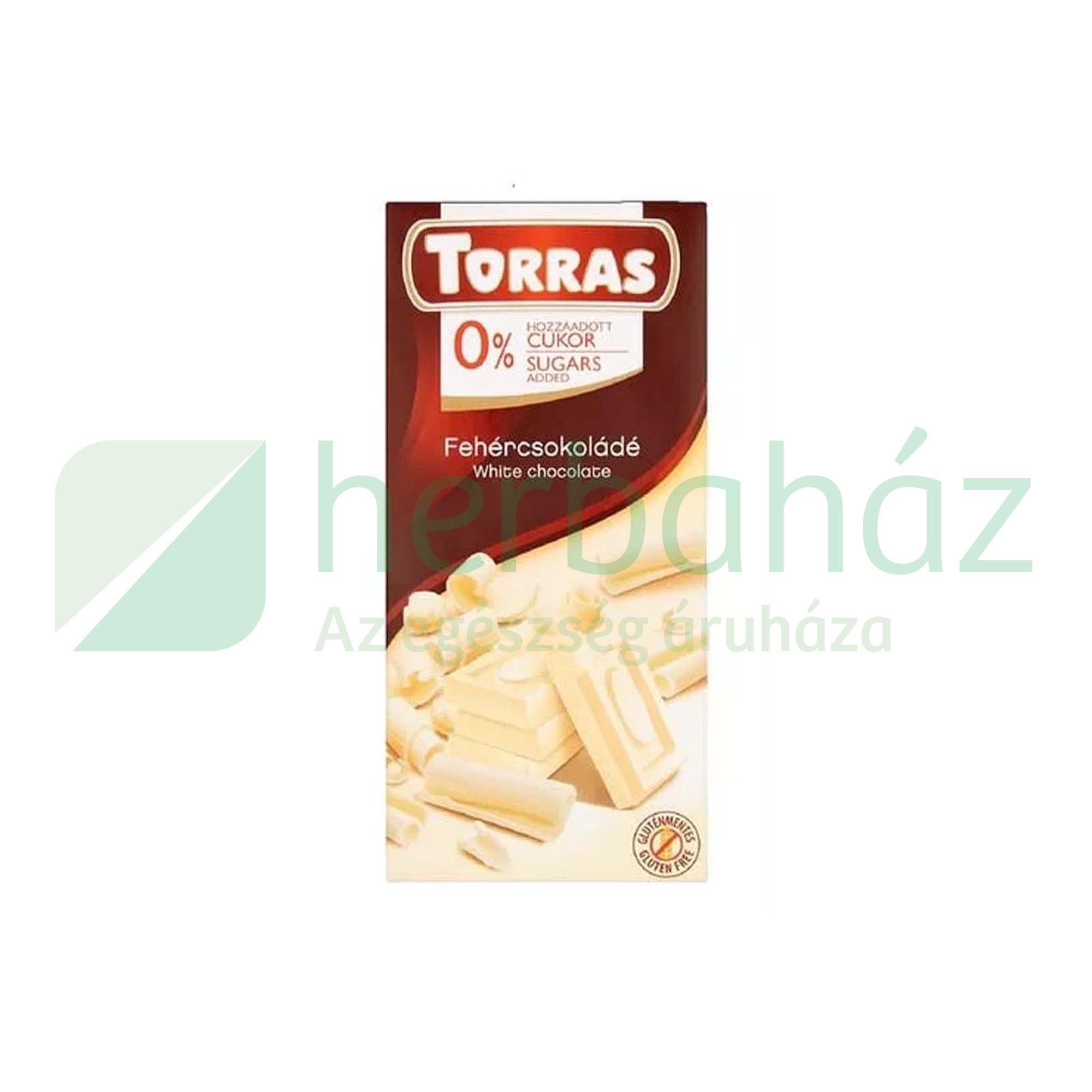 TORRAS HOZZÁADOTT CUKOR NÉLKÜL FEHÉRCSOKOLÁDÉ 75G