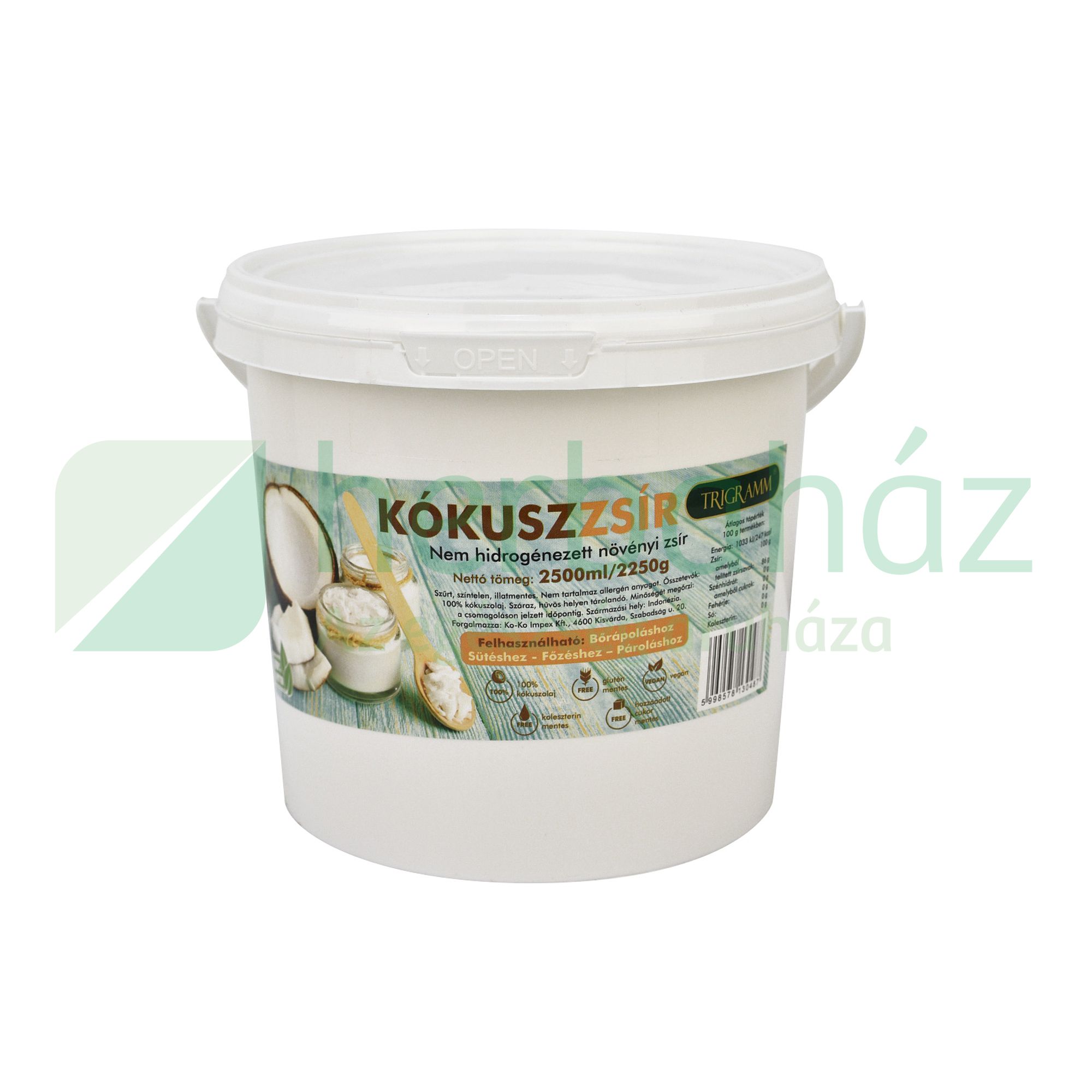 TRIGRAMM KÓKUSZZSÍR 2500ML