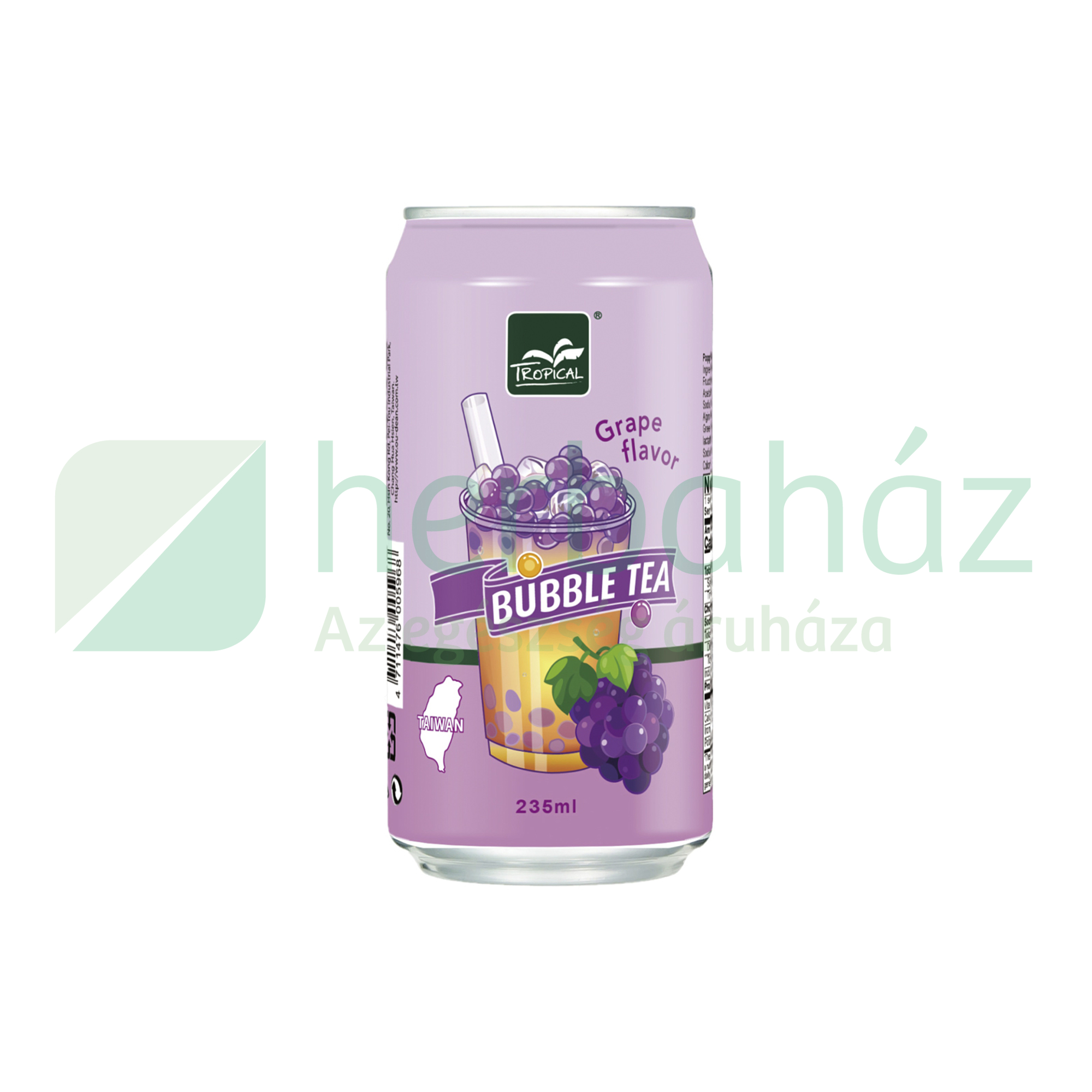 TROPICAL BUBBLE TEA SZŐLŐ 235ML DRS+50FT BETÉTDÍJ