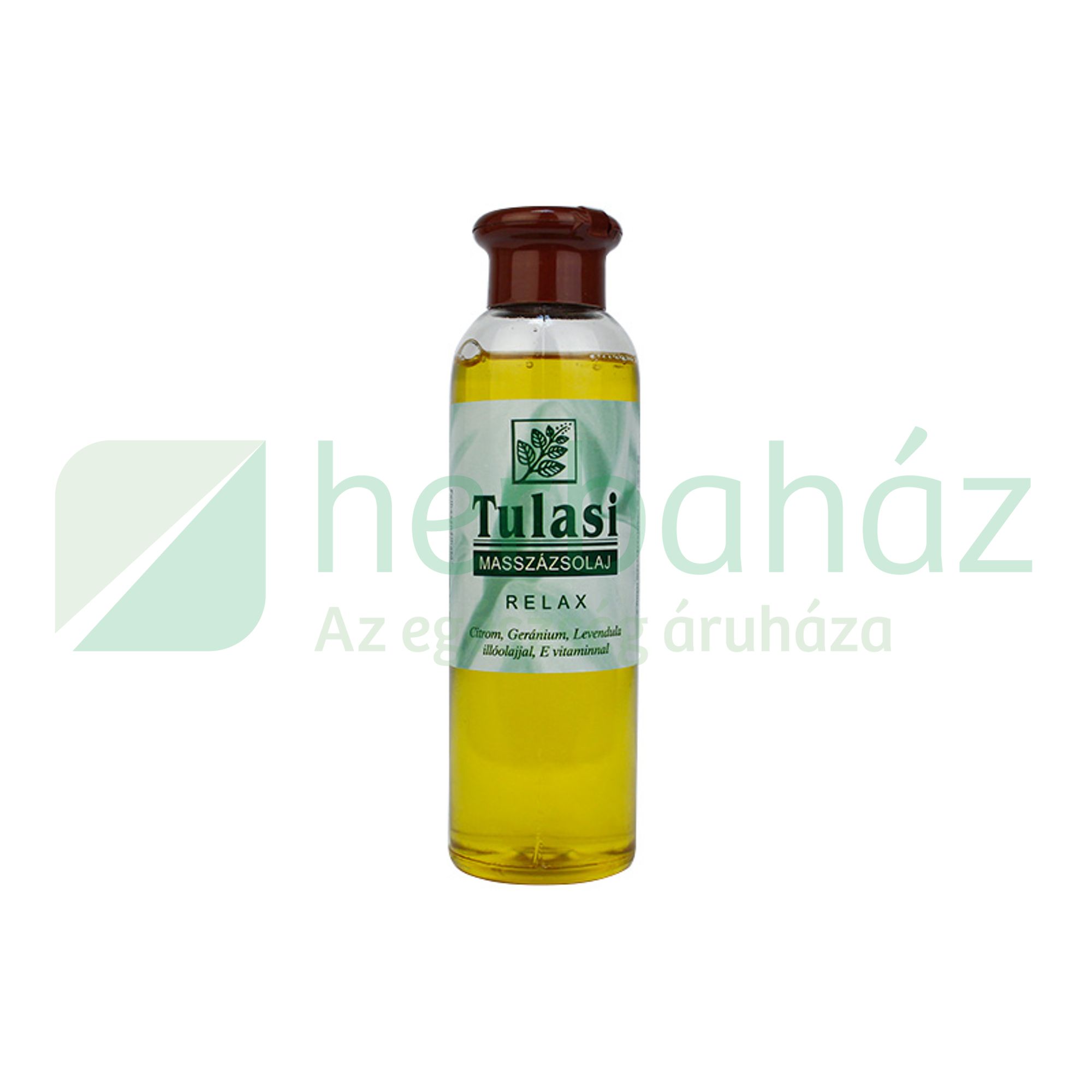 TULASI MASSZÁZSOLAJ RELAX 250ML