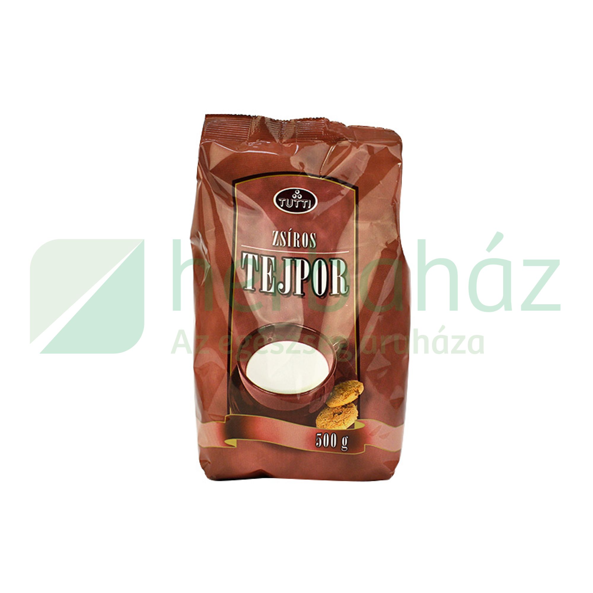 TUTTI ZSÍROS TEJPOR 500G