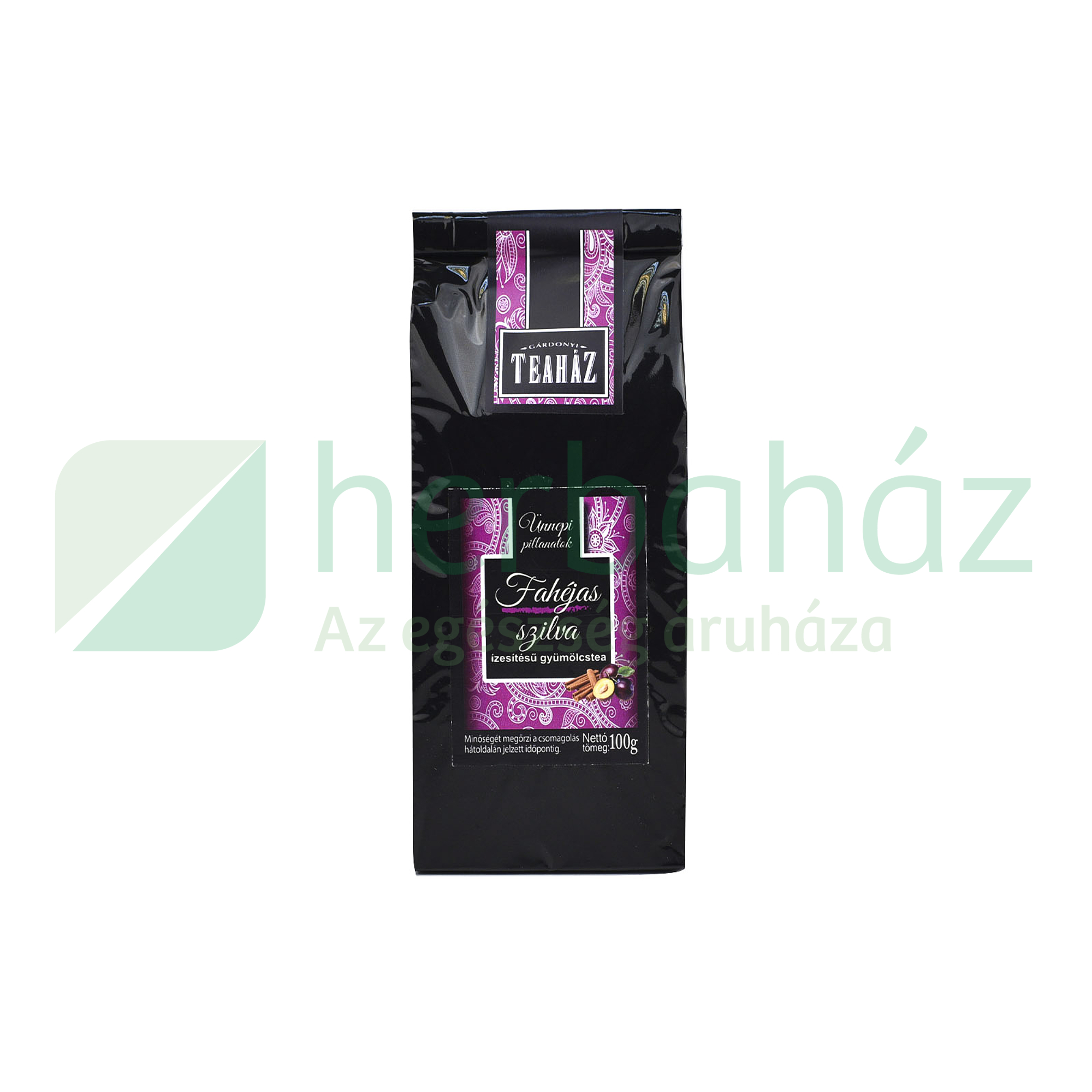 GÁRDONYI TEAHÁZ ÜNNEPI PILLANATOK - FAHÉJAS SZILVA SZÁLAS TEA 100G