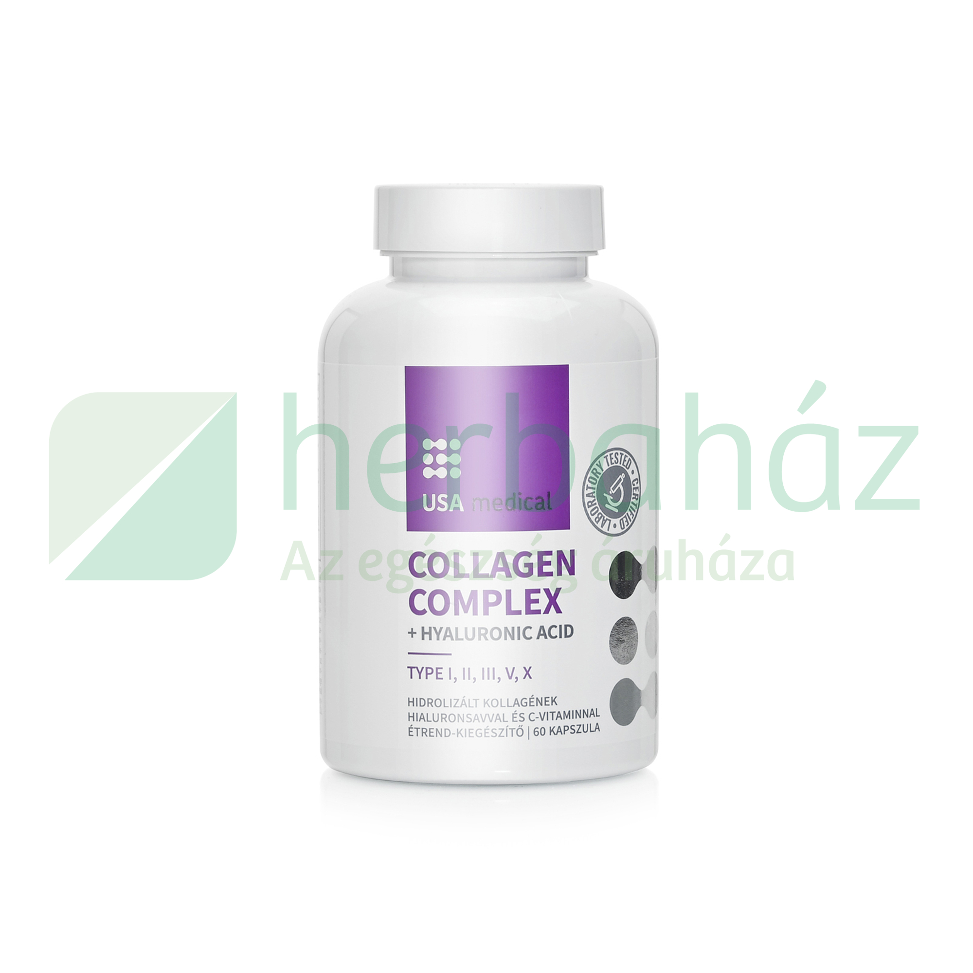 USA MEDICAL COLLAGEN COMPLEX + HYALURON ACID KAPSZULA 60DB