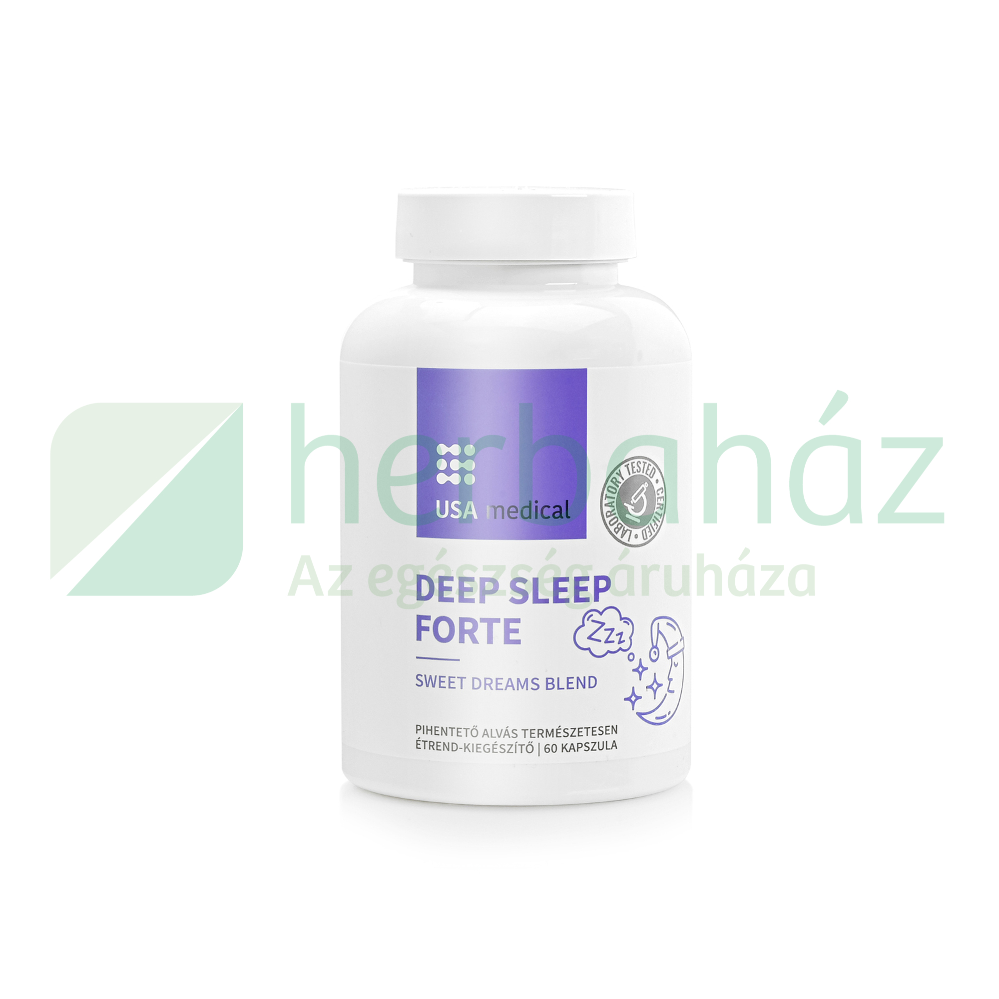 USA MEDICAL DEEP SLEEP FORTE - PIHENTETŐ ALVÁS KAPSZULA 60DB