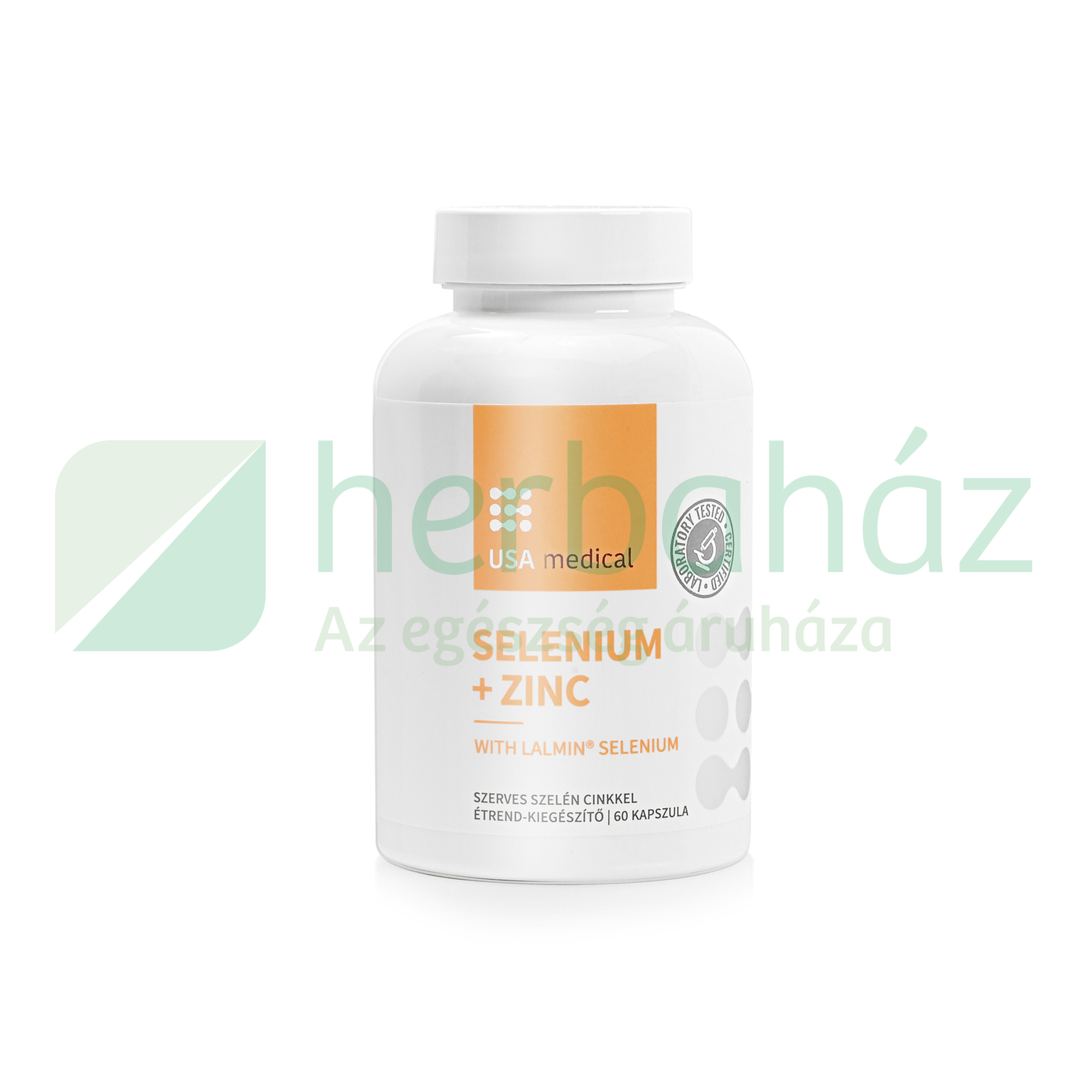 USA MEDICAL SELENIUM + ZINK - SZERVES LALMIN SZELÉN + CINK KAPSZULA 60DB