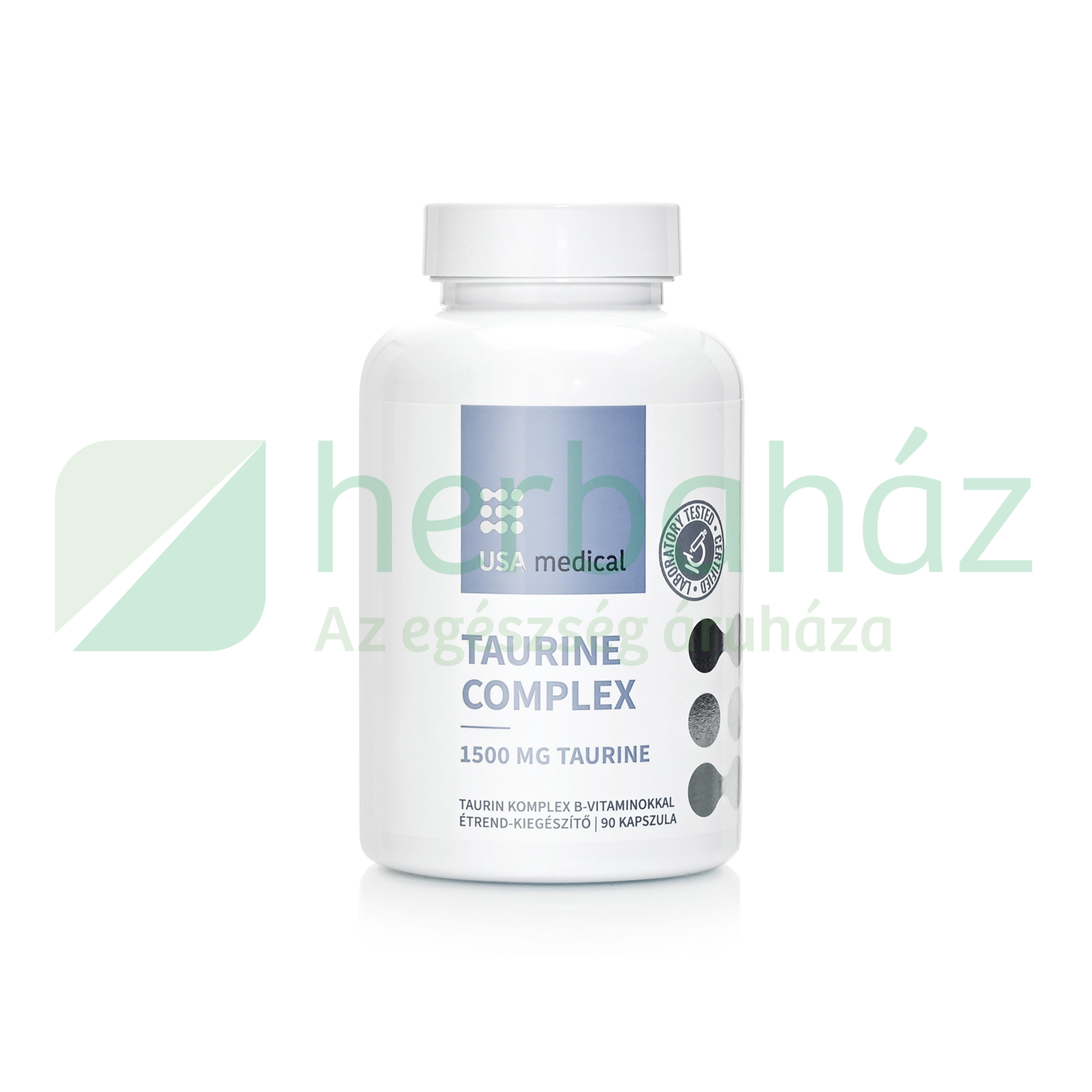 USA MEDICAL TAURINE COMPLEX - TAURIN KOMPLEX KAPSZULA B-VITAMINOKKAL 1500MG 90DB