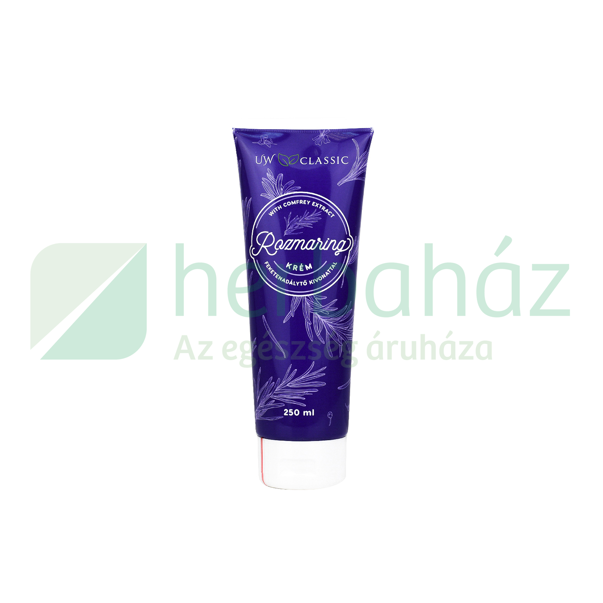 UW CLASSIC ROZMARING KRÉM FEKETENADÁLYTŐ KIVONATTAL TUBUSUS 250ML