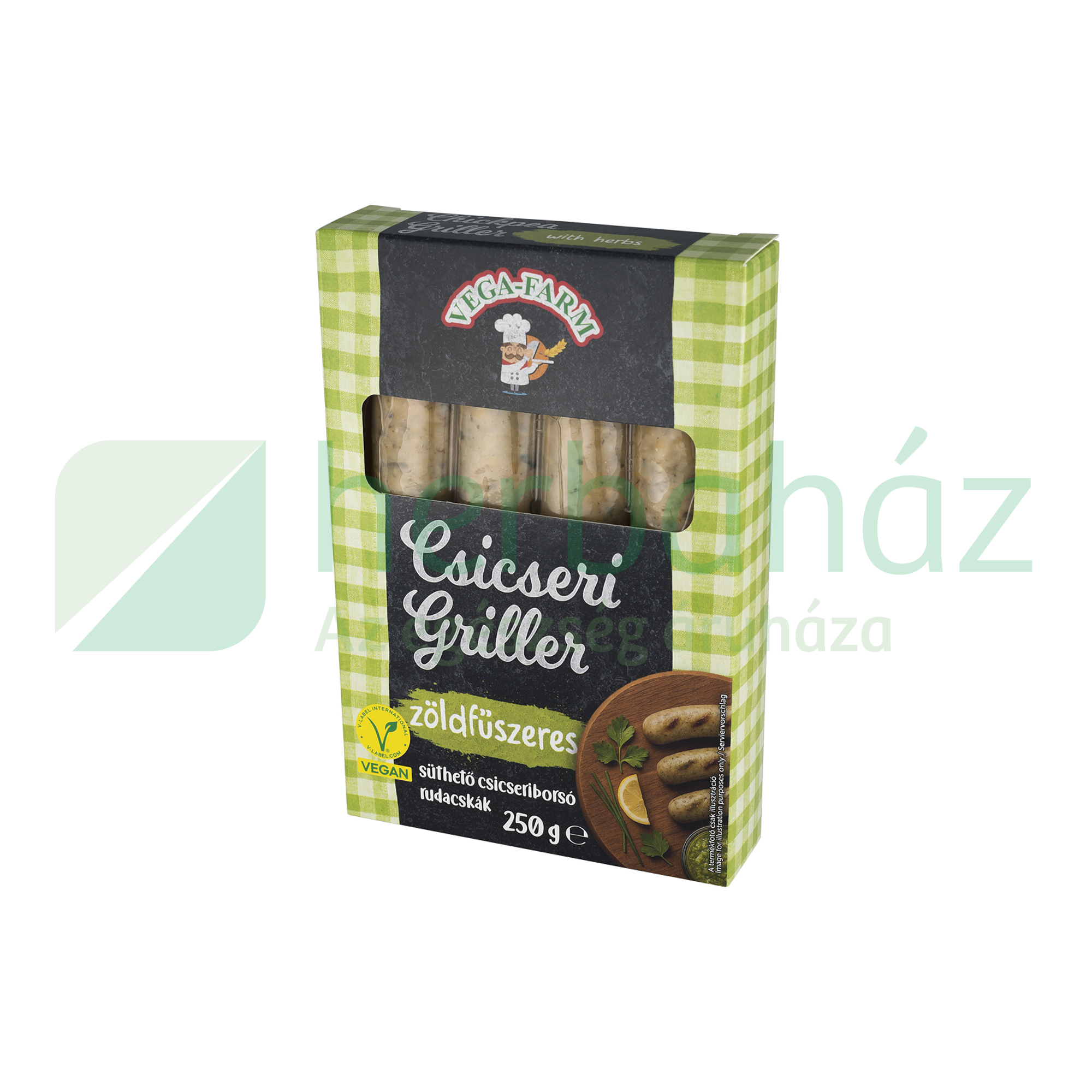 VEGA FARM CSICSERI GRILLER ZÖLDFŰSZERES CSICSERIBORSÓ KÉSZÍTMÉNY 250G [H]