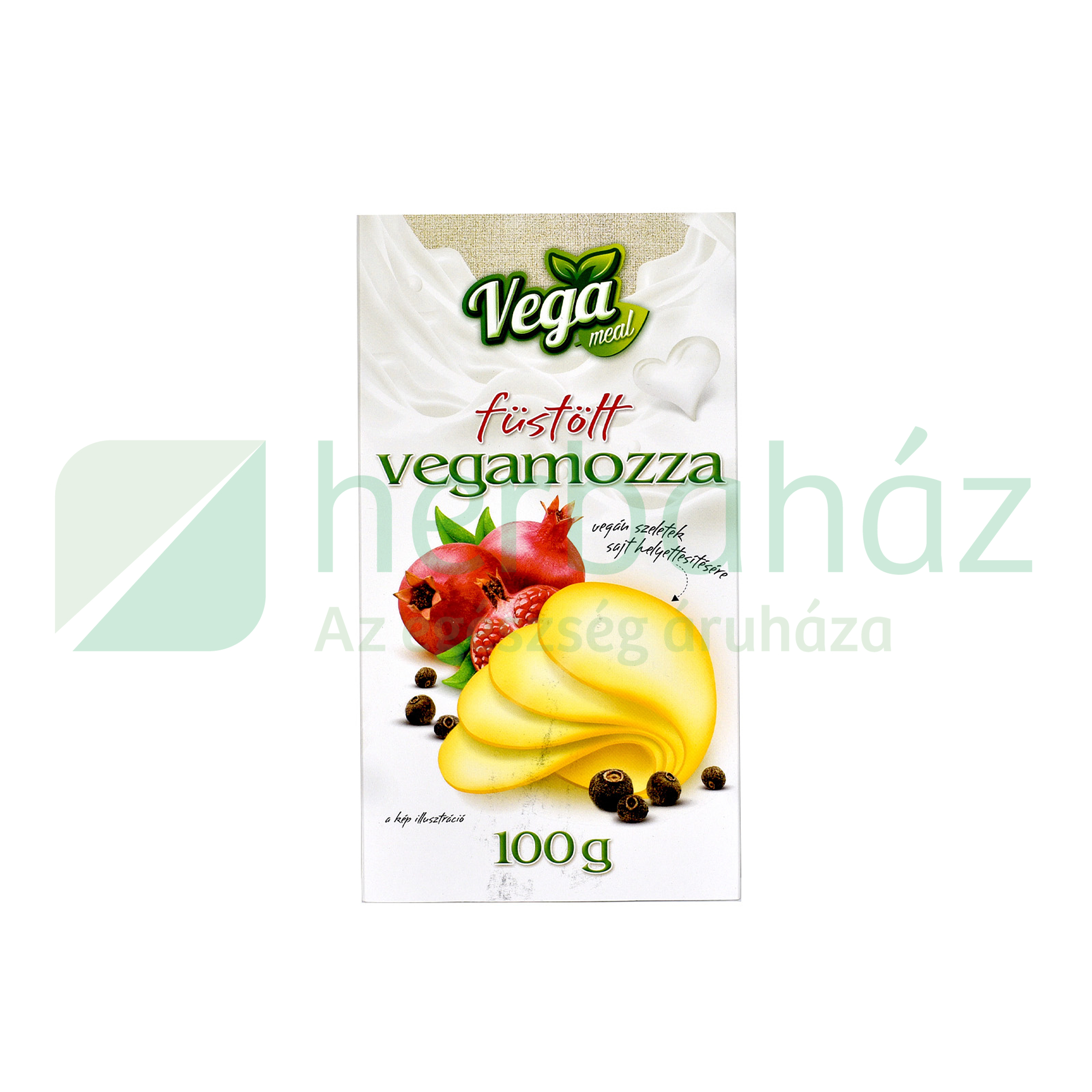 VEGA MEAL VEGAMOZZA FÜSTÖLT SZELETELT 100G [H]
