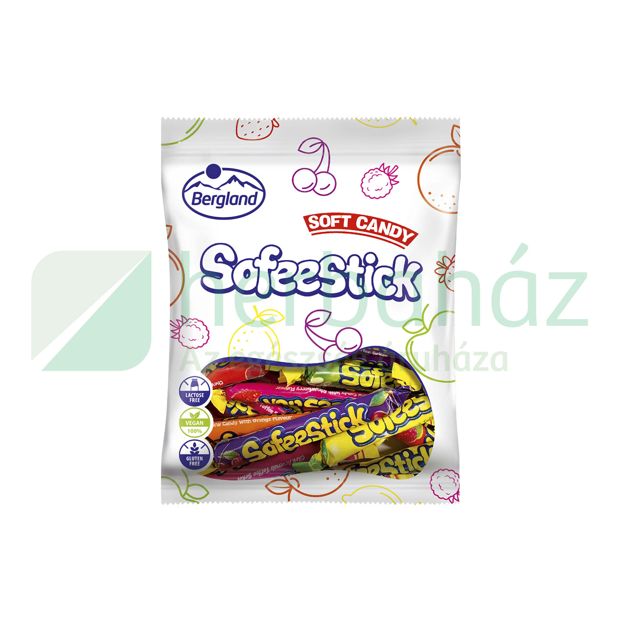 VEGAN BERGLAND SOFEESTICK PUHAKARAMELLA 80G