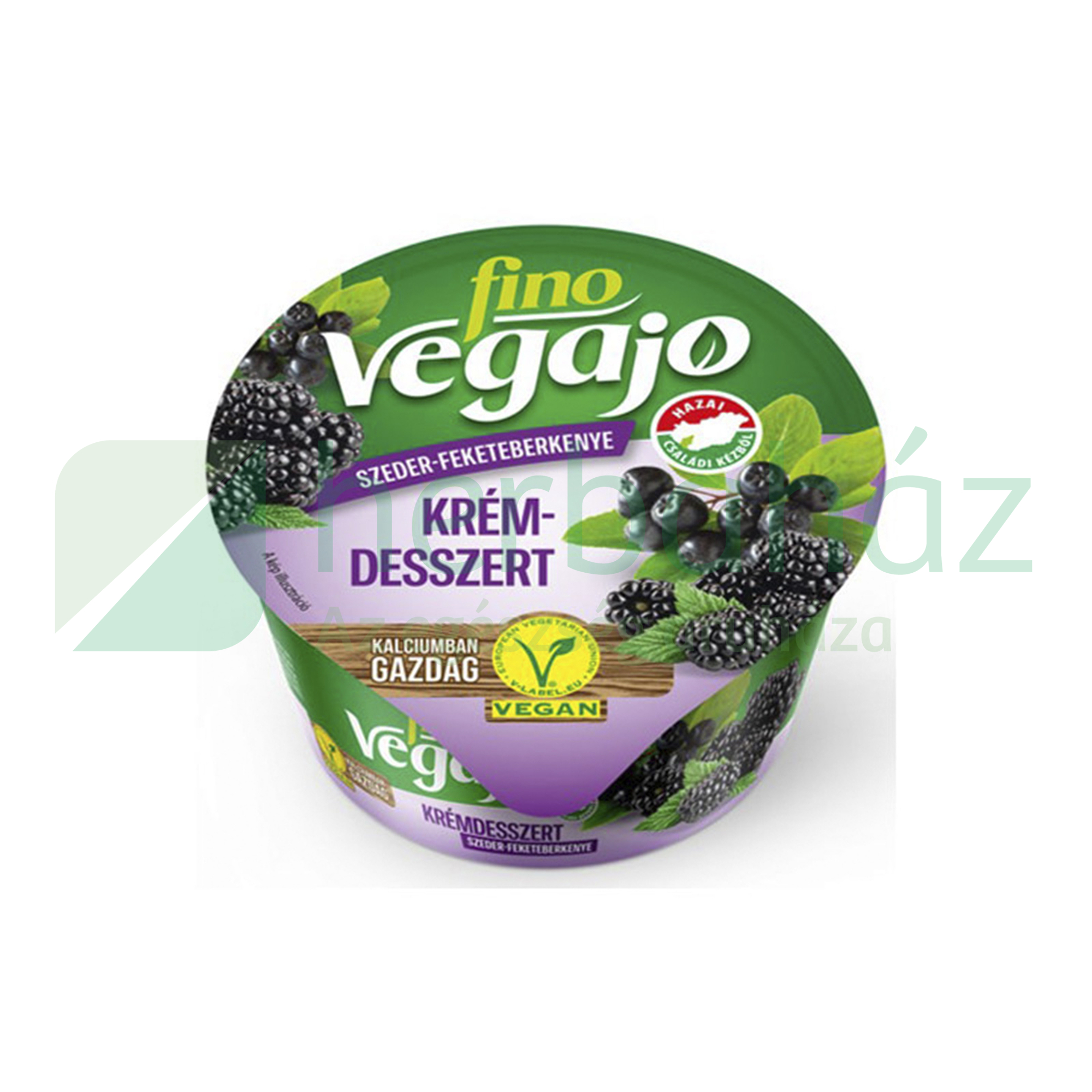 VEGAN FINO VEGAJÓ KRÉMDESSZERT SZEDER FEKETEBERKENYE 125G[H]
