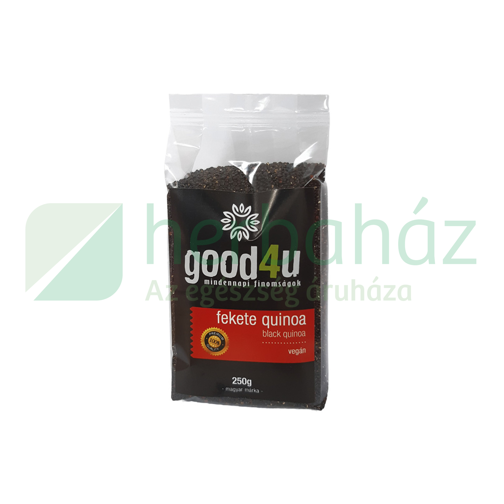 VEGAN GOOD4U MINDENNAPI FINOMSÁGOK QUINOA, FEKETE 250G