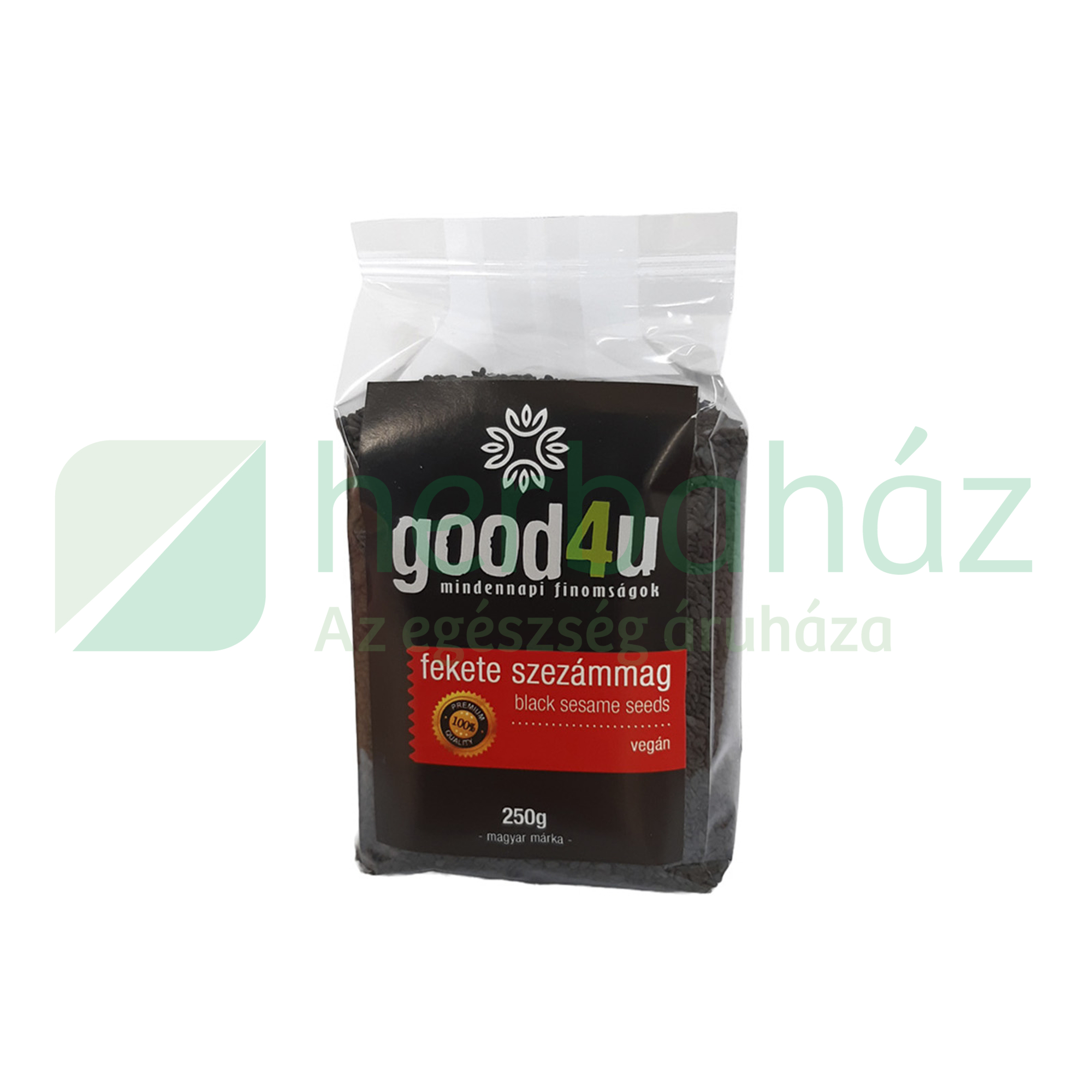 VEGAN GOOD4U MINDENNAPI FINOMSÁGOK SZEZÁMMAG FEKETE 250G